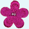 Blume: 22mm fuchsia Perle