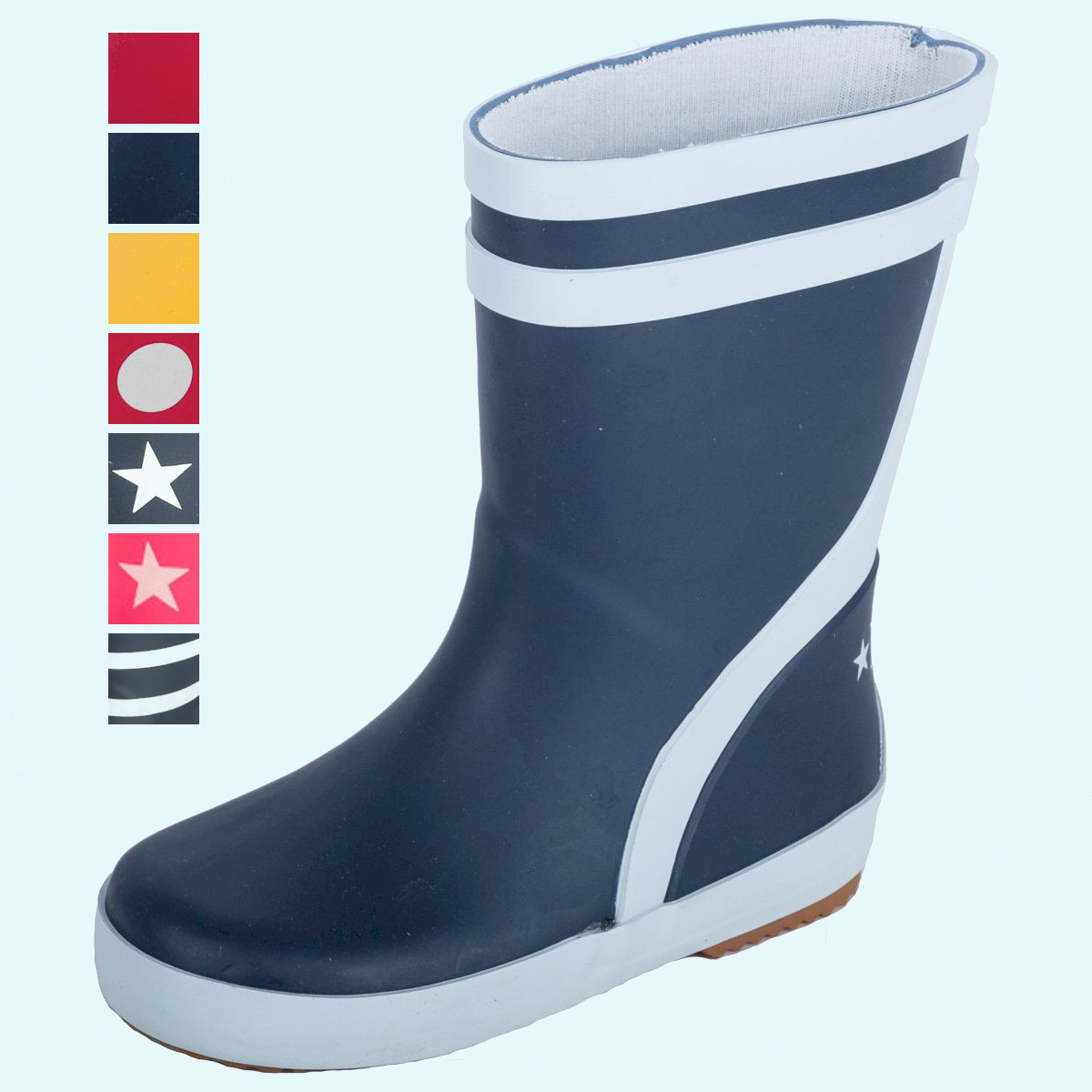Schadstofffreie Kinder Gummistiefel aus Naturkautschuk - BMS Schadstofffreie Gummistiefel aus Naturkautschuk für Kinder von BMS