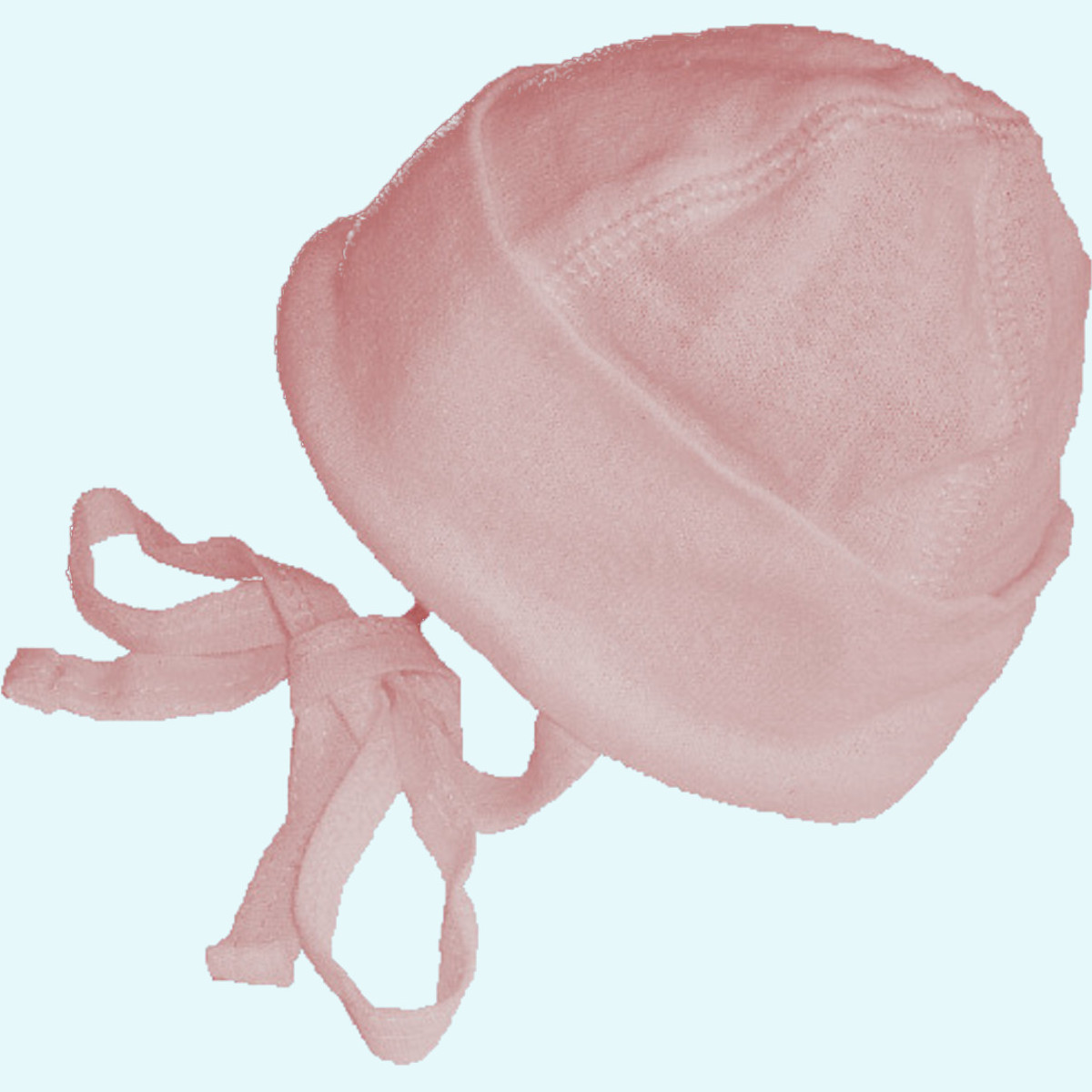 Leichtes Sommer Häubchen für Babys aus 100% Seide - Alkena Sommer Häubchen für Babys aus 100% Bourette Seide von Alkena