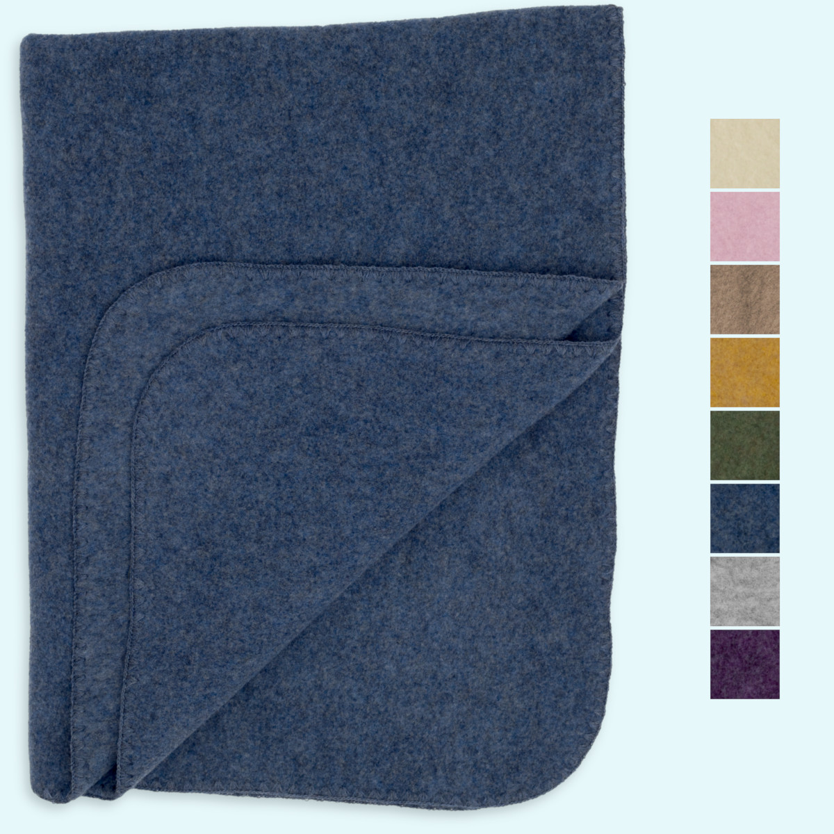 Engel Wollfleece Decke für babys Baby Decke Muschelkante Wollfleece IVN BEST