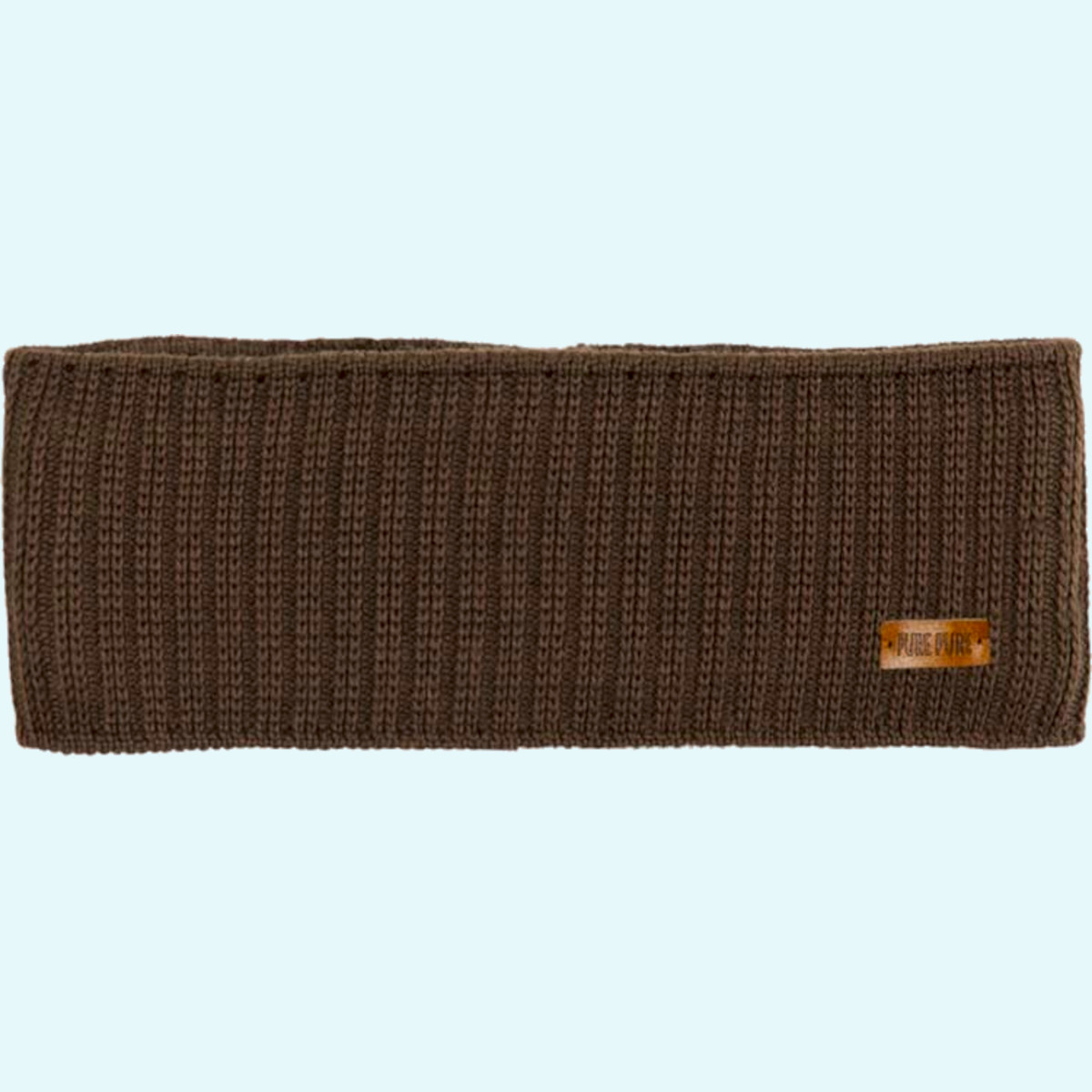 Breites Kinder & Erwachsenen Strick-Stirnband mit warmen Wollfleece-Futter aus 100% Merinowolle von Pure Pure - perfekt für den Winter