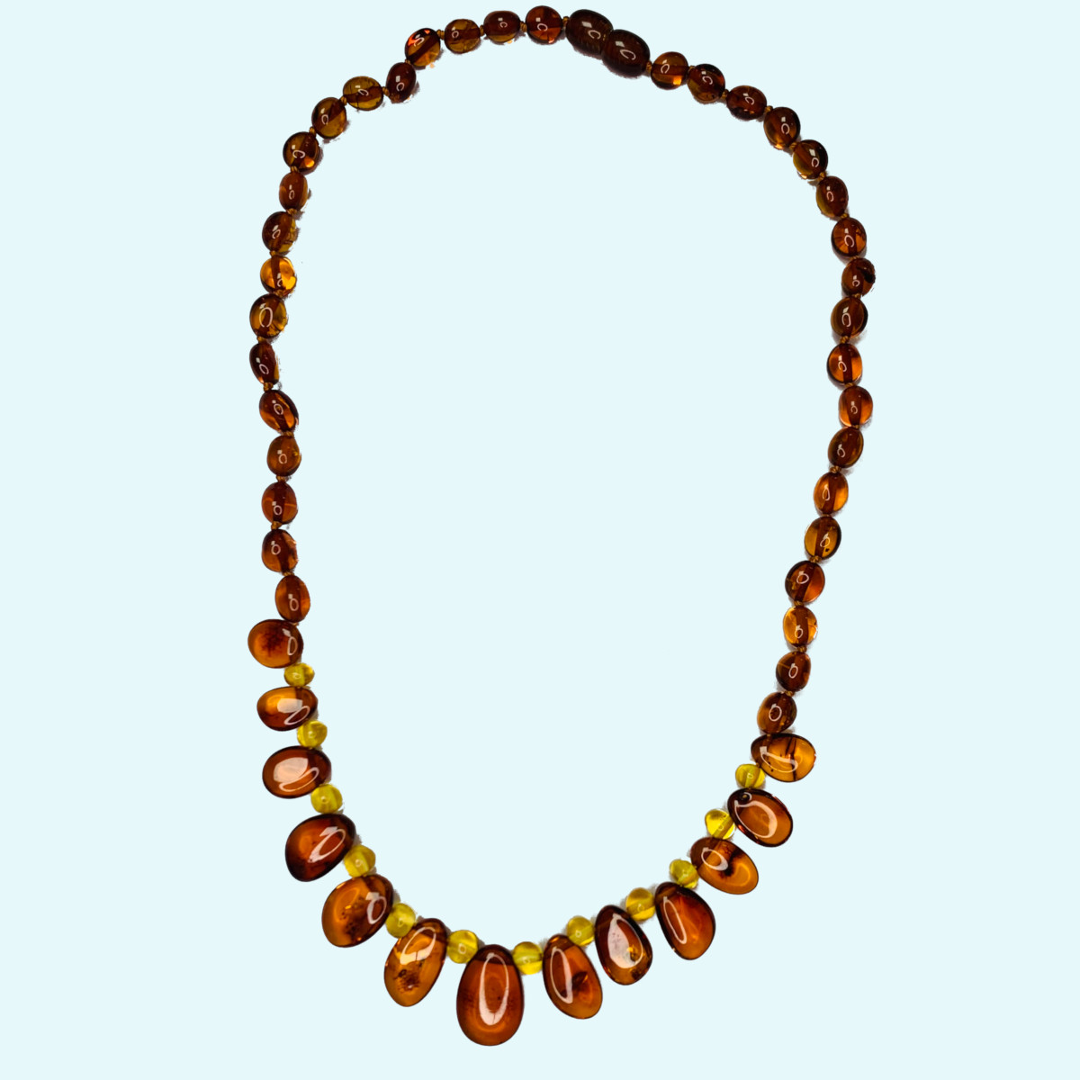 👑 Original baltischer Bernstein Schmuck - Damen Kette - endlich auch für Mama
