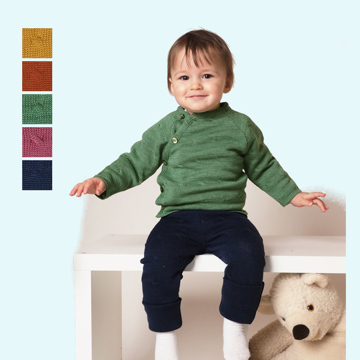 Wickel - Pullover Twist ❄ Schlüttli aus BIO Schurwolle - viele Farben - GOTS