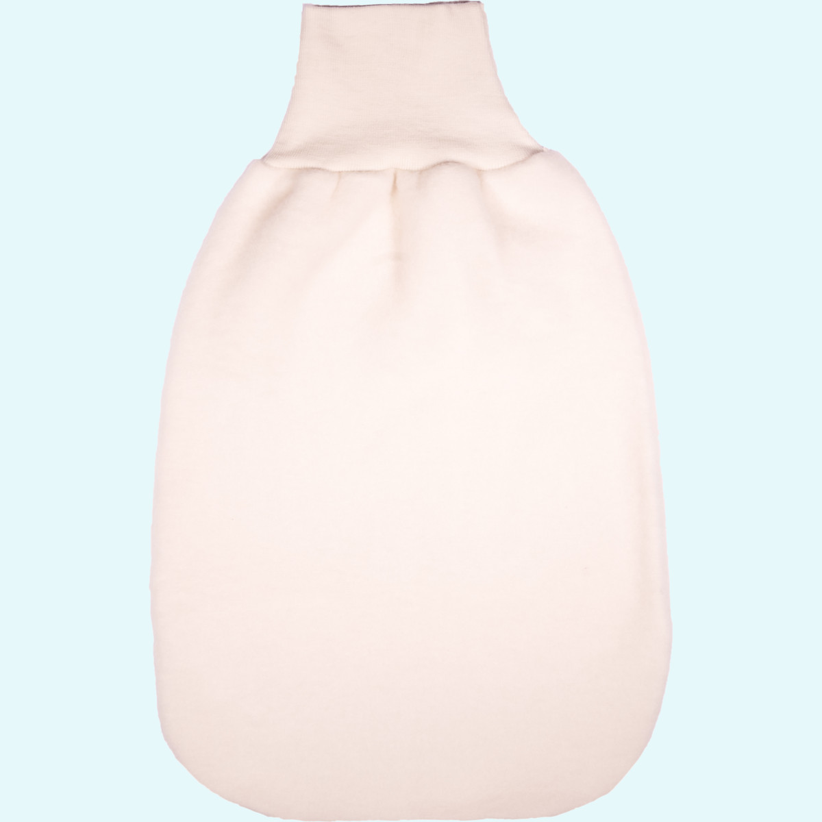 Baby Strampel- / Puck- / Schlafsack Wollfleece natur GOTS