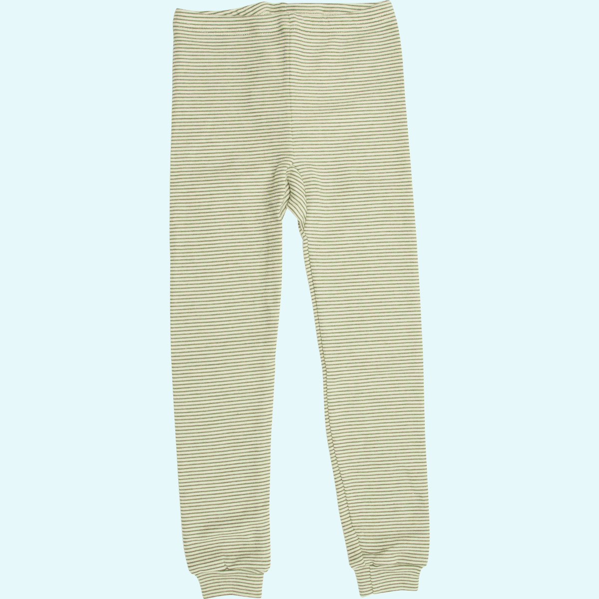 Warm & kuschelig - Lange Unterhose aus Wolle/Seide - Ringel Design von Lilano - GOTS
