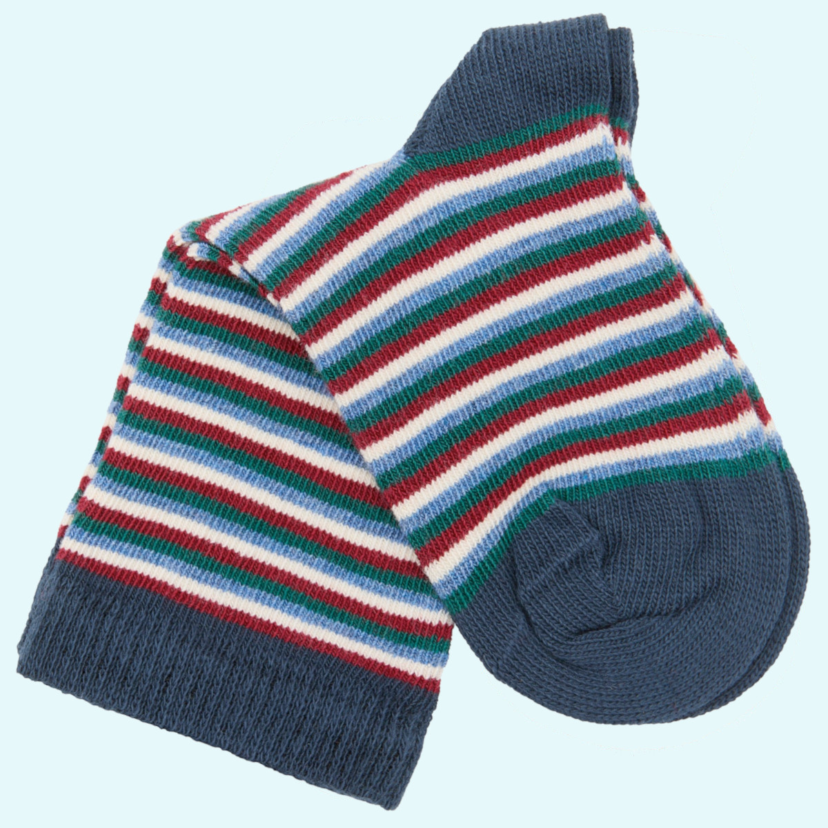 Fröhlich bunte Socken aus feiner BIO Baumwolle - süße Farben