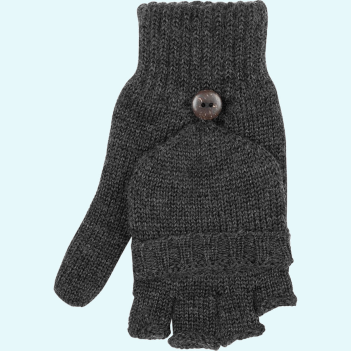 Warme PurePure Kinder Klapphandschue ohne Finger 100% Merino Wolle Warme Kinder Winter Klapphandschue & Strickhandschuhe aus 100% Merino Wolle ohne Finger