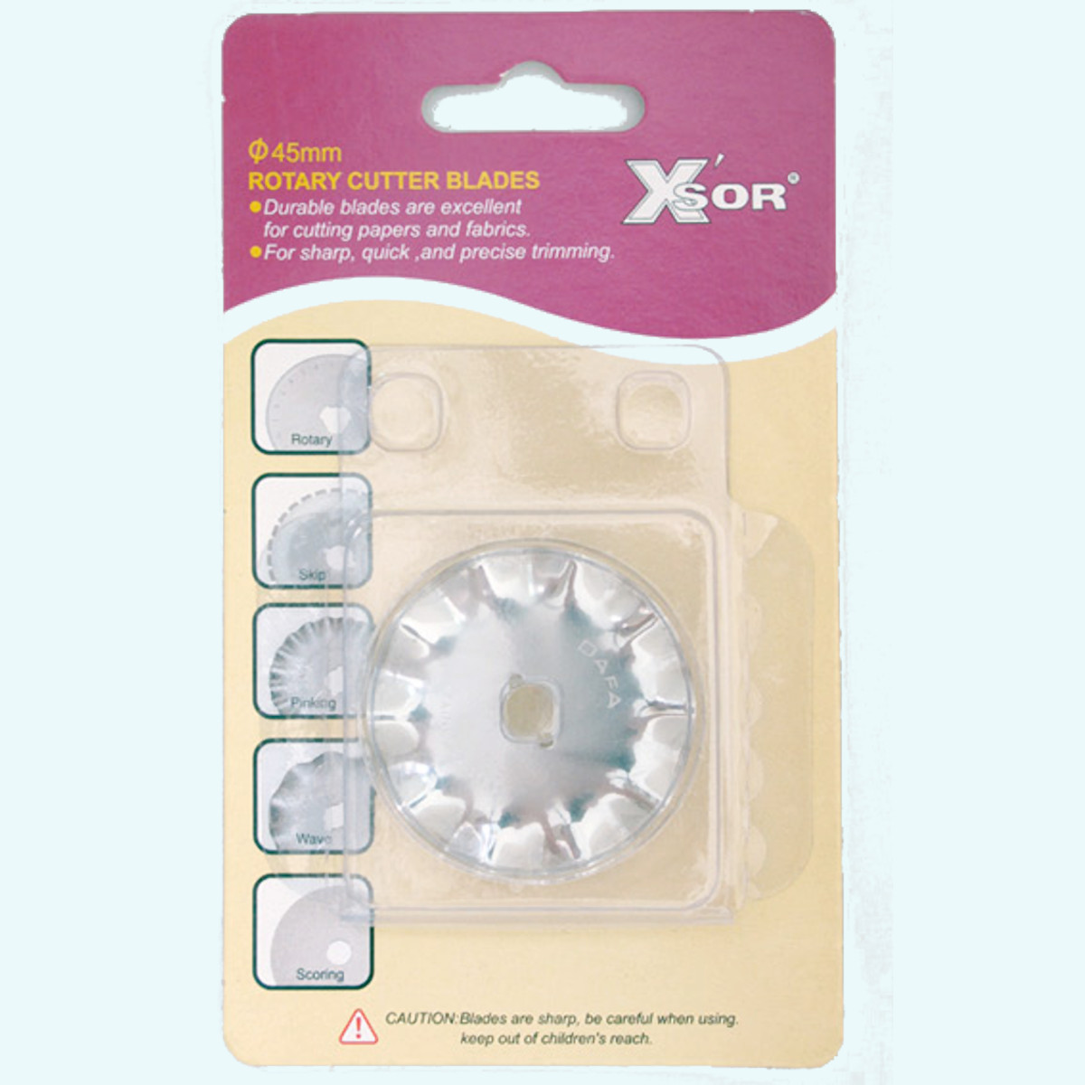 XSOR - Ersatzklingen für Rollenschneider - Rollschneider - Edelstahl - super Qualität
