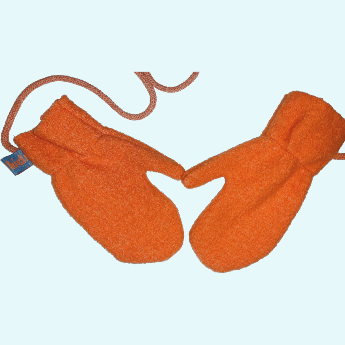 Warme Wollkids Baby & Kinder Winter Fäustlinge aus 100% Wollwalk Warme Wollkids Baby & Kinder Walk Handschuhe Fäustlinge aus 100% Wollwalk für den Winter mit Band