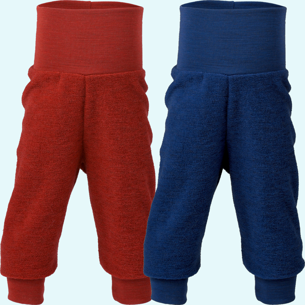 Nabelbundhose im Sale von Engel Baby Nabelbundhose Wollfrottee farbig IVN BEST