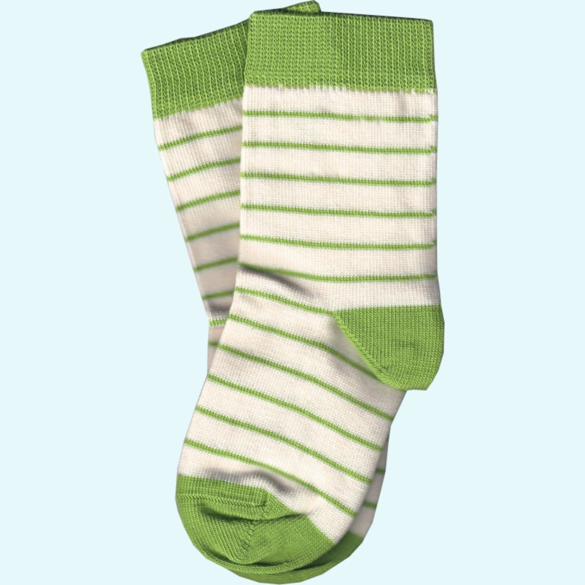 Geringelte Socken für Kinder aus Bio Baumwolle von Grödo