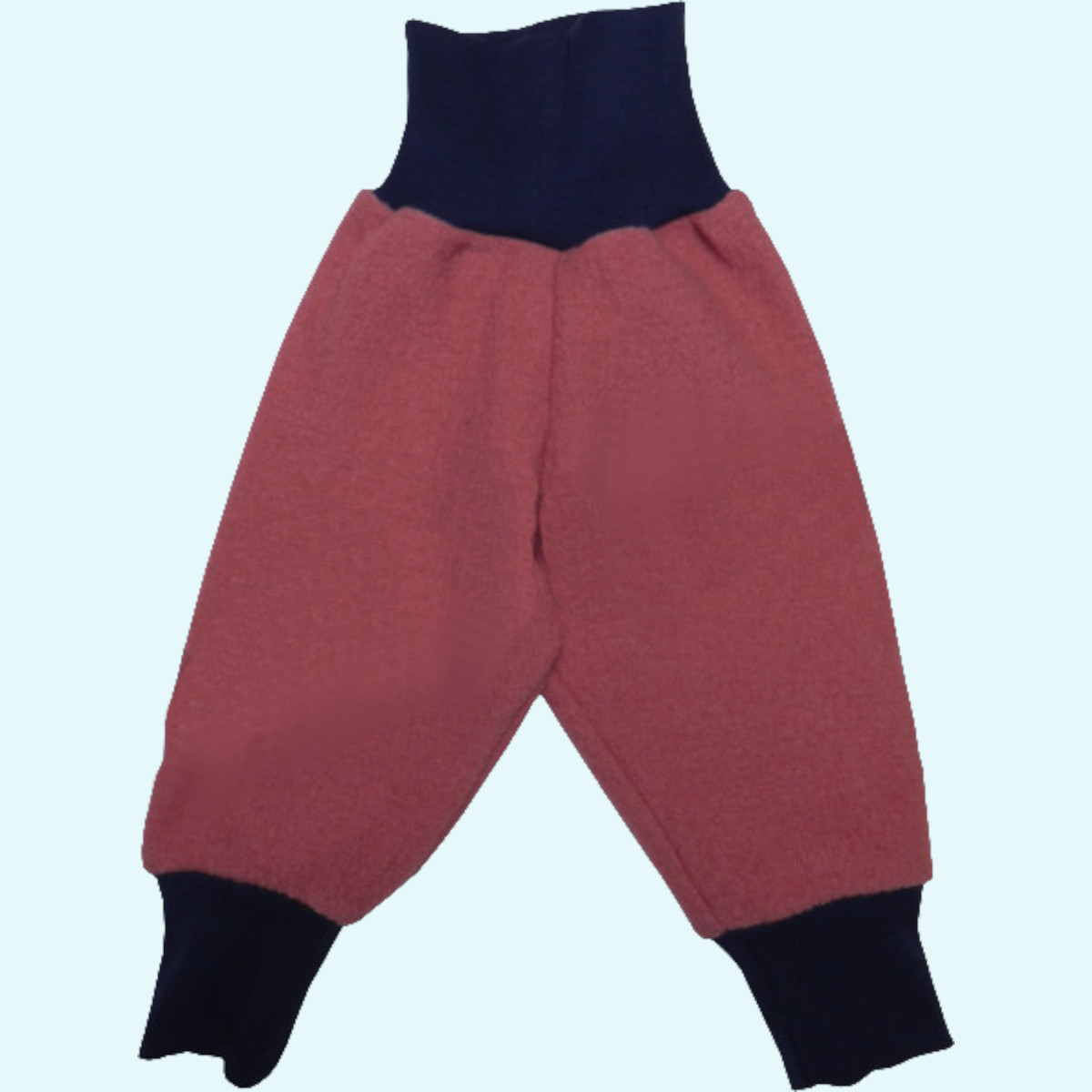 Wollkids Mädchen Wollwalk Pumphose mitwachsend aus 100% Wolle rosa/blau Wollkids Baby & Kinder Wollwalk Pumphose mitwachsend aus 100% Wolle & Bio Baumwolle für Mädchen - Farbe rosa/blau