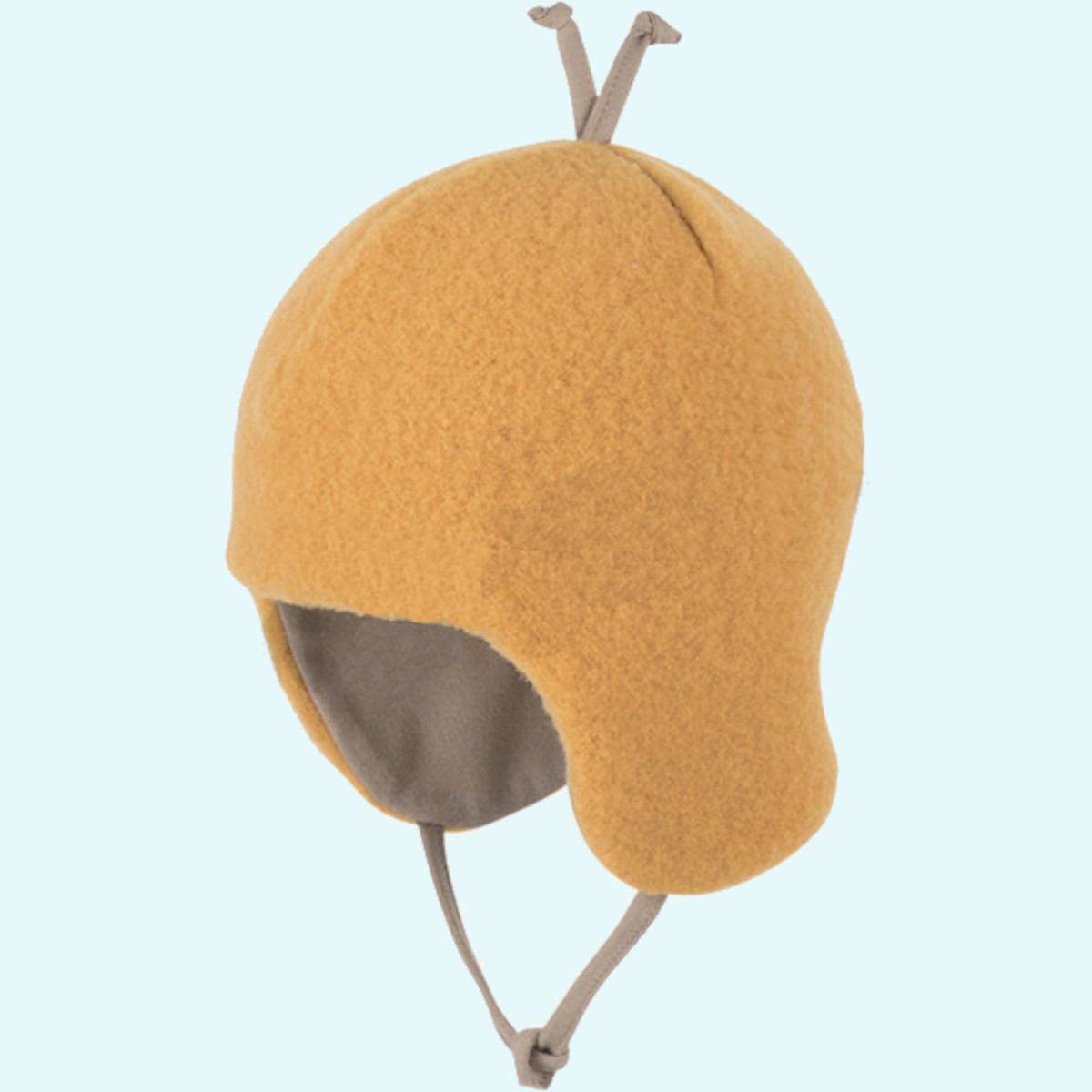 Kuschelig warme Baby Winter Mütze aus 100% Wollfleece von Pure Pure Warme Pure Pure Baby Mütze aus 100% Wollfleece gefüttert mit Bio Baumwolle - perfekt für Neugeborene & als Wintermütze