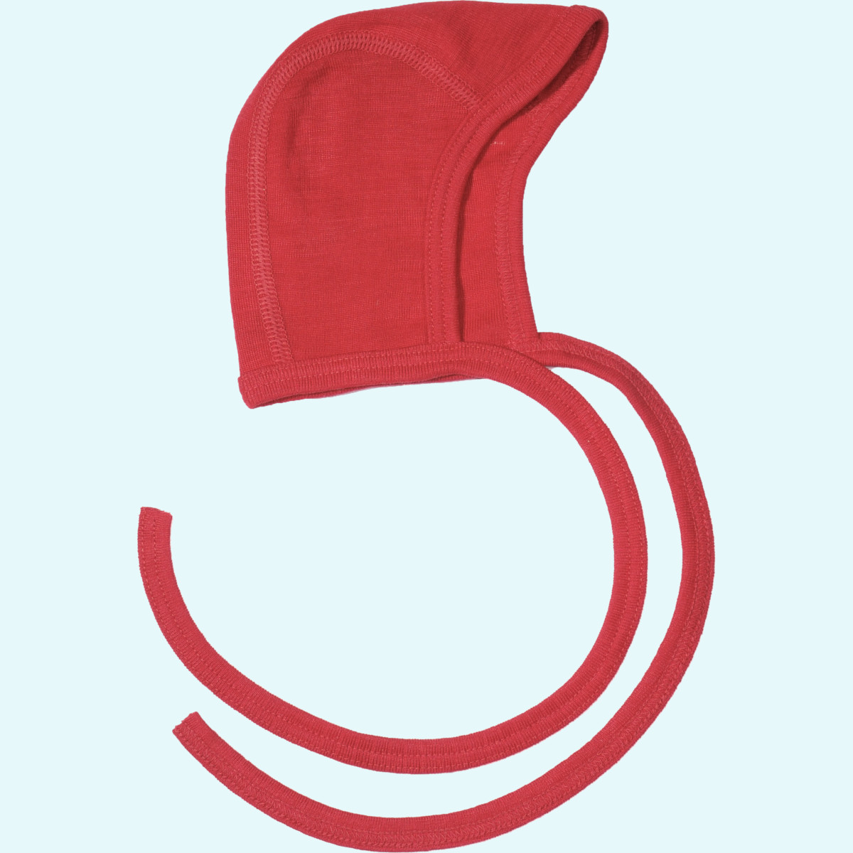 Süßes Baby Häubchen aus Wolle/Seide von Cosilana Baby Häubchen aus Wolle/Seide von Cosilana