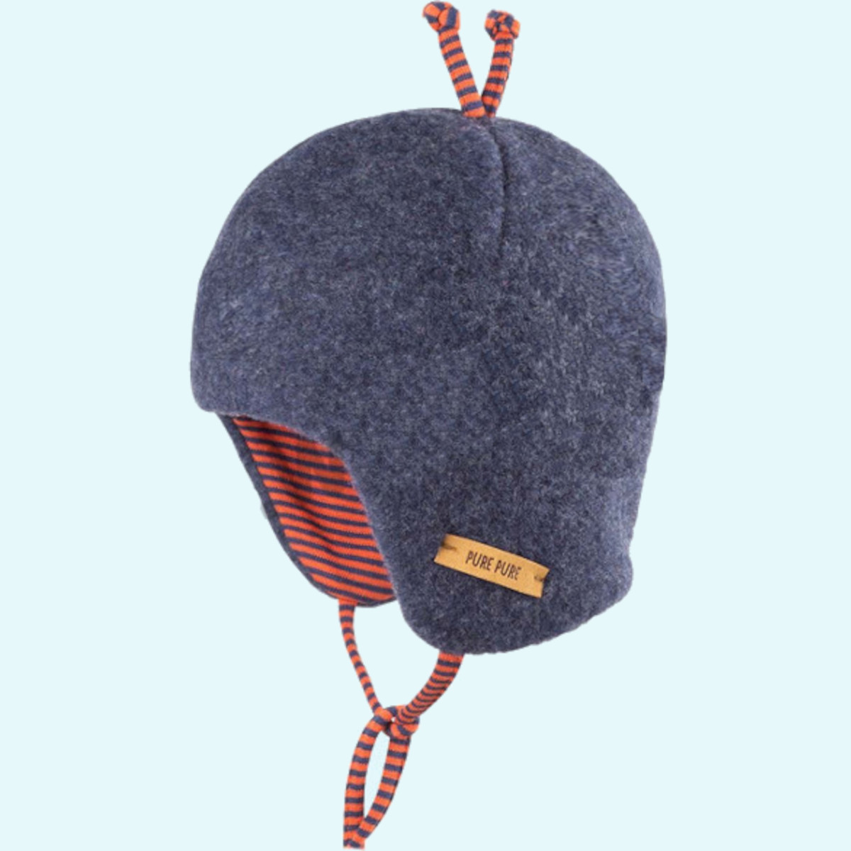 Die perfekte Baby Mütze im Winter aus 100% Wollfleece von Pure Pure SALE - Warme Baby Wollfleece Mütze aus 100% Merinowolle von Pure Pure - die perfekte Mütze im Winter & für Neugeborene