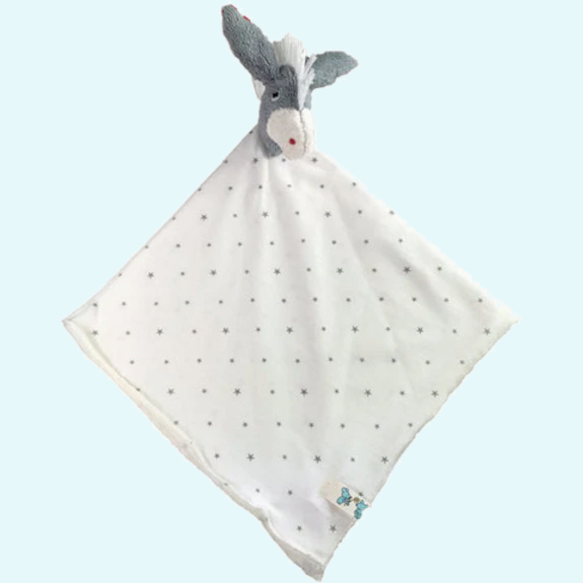 Baby Schnuffeltuch aus 100% Bio Baumwolle - Pat & Patty Schnuffeltuch mit Kuscheltier für Babys aus 100% Bio Baumwolle von Pat & Patty