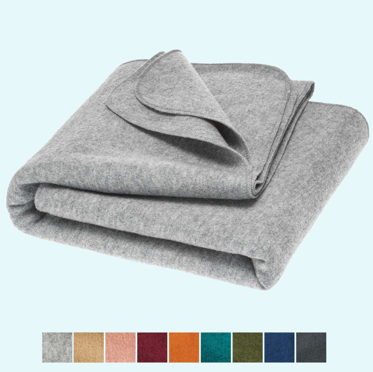 Weiche disana Wollwalk-Kuscheldecke für Kinder aus Merinowolle Weiche disana Wollwalk-Kuscheldecke 100x135 für Kinder aus kbT merino Schurwolle für den Winter GOTS