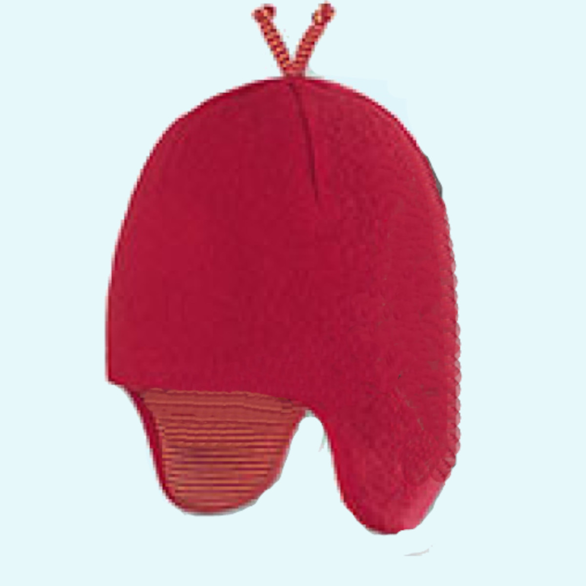 SALE - Dicke & warme Kinder Mütze mit Ohren von Pure Pure aus Wollfleece - perfekt im Winter - rot 49