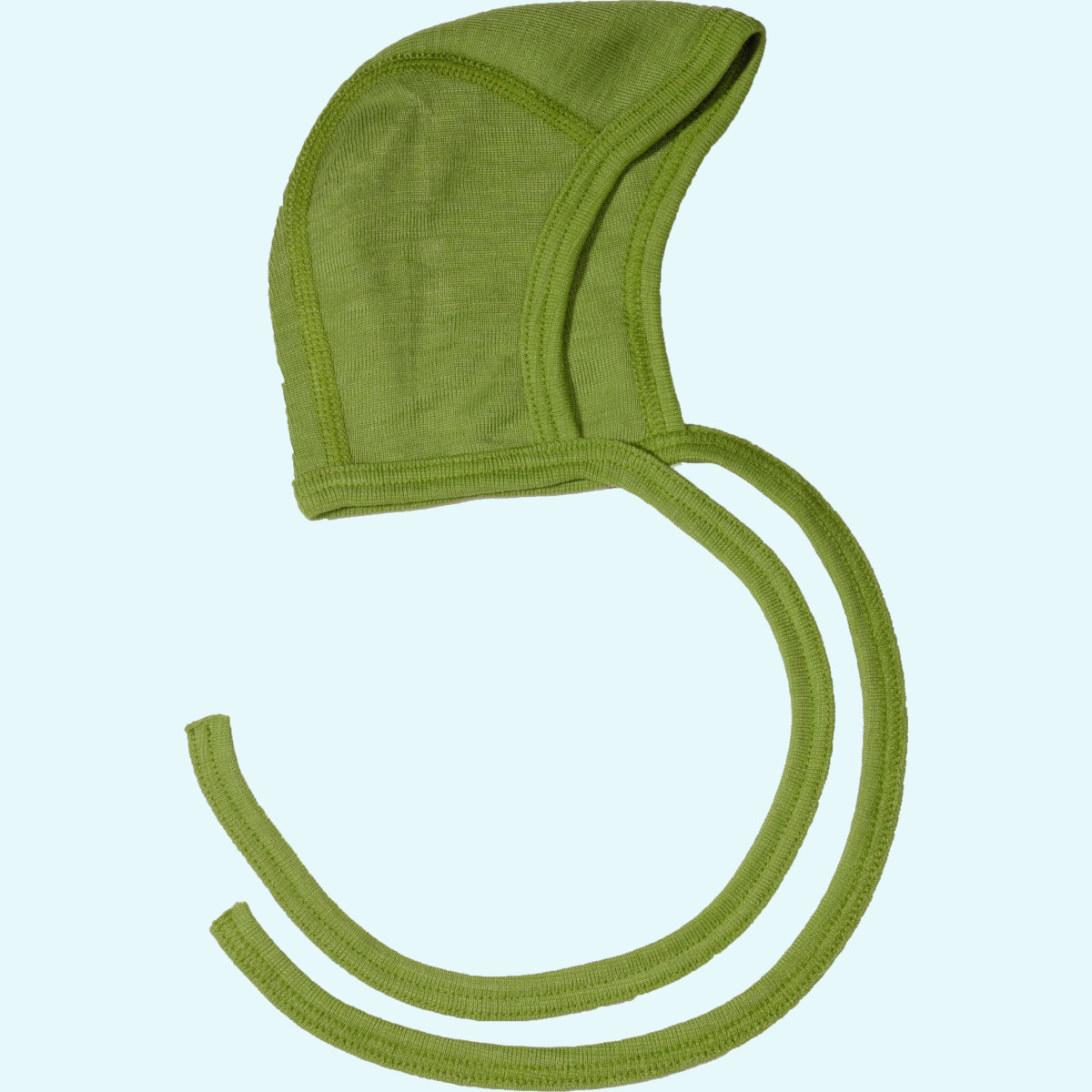 Süßes Baby Häubchen aus Wolle/Seide von Cosilana Baby Häubchen aus Wolle/Seide von Cosilana