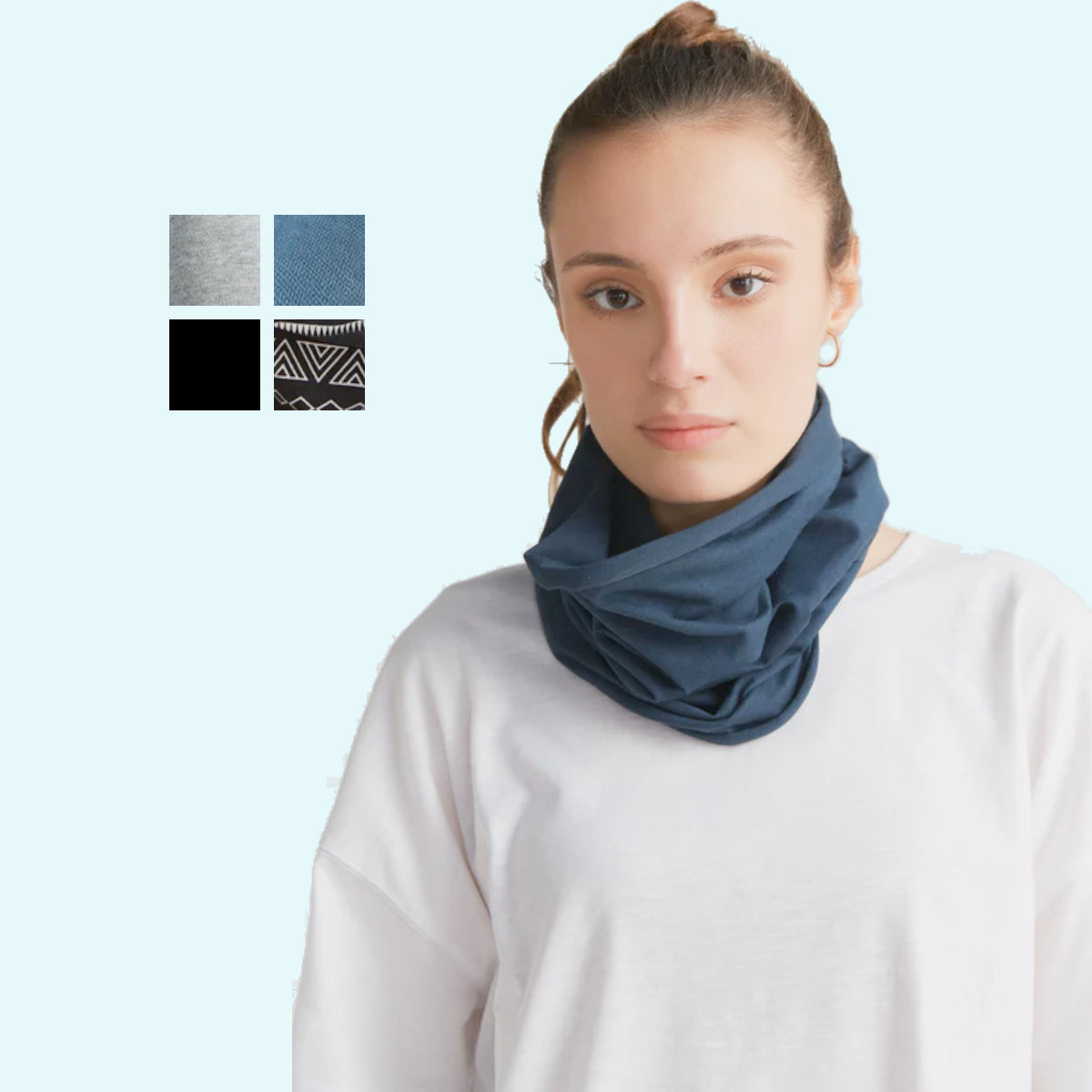 Weicher Schlauchschal aus Bio Buamwolle - Albero-natur Weicher Schlauchschal aus Bio Buamwolle für Damen & Herren von Albero-natur