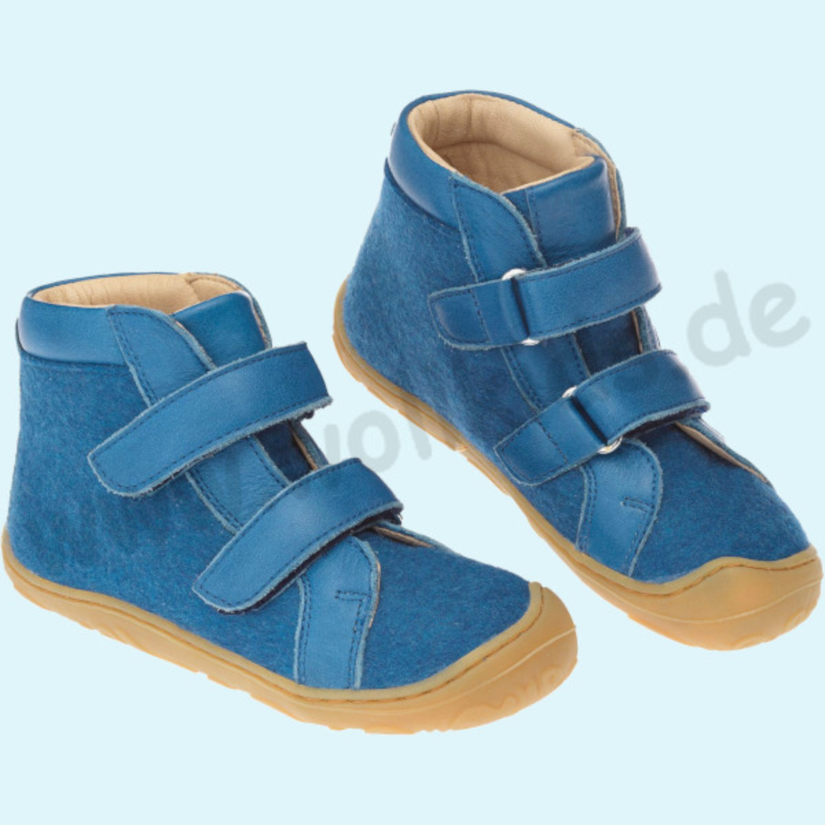 Disana Baby & Kinder Lauflernschuhe aus Leder/Schurwollfilz Tolle disana Baby & Kinder Lauflern-Schuhe mit Klettverschluss aus BIO merino Schurwollfilz & Leder