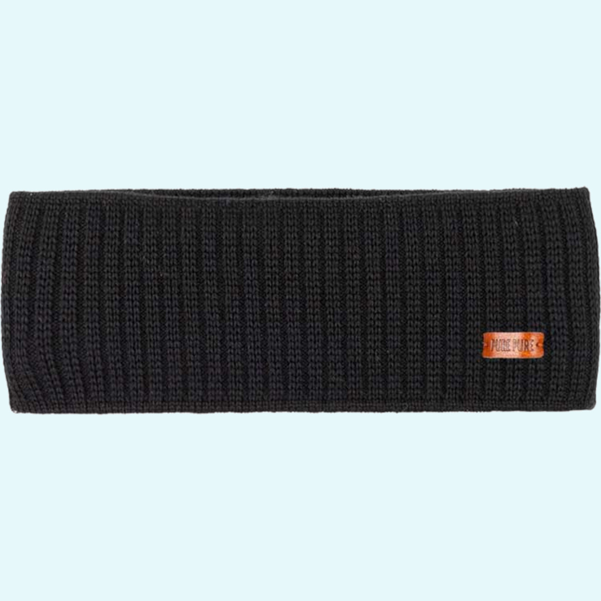 Breites Kinder & Erwachsenen Strick-Stirnband mit warmen Wollfleece-Futter aus 100% Merinowolle von Pure Pure - perfekt für den Winter