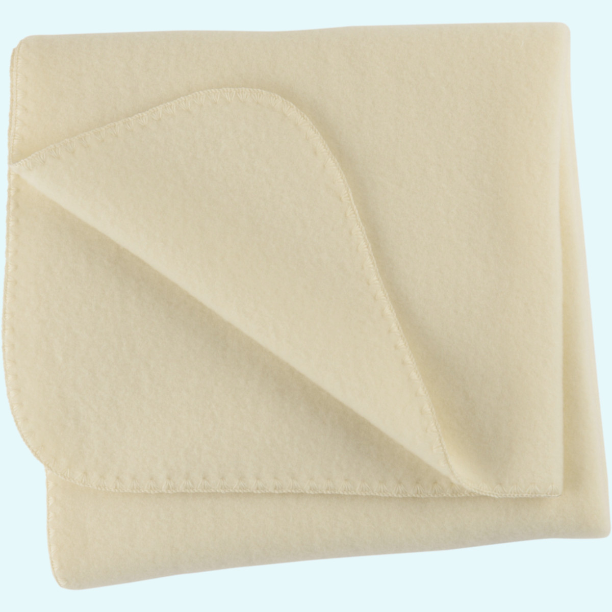Engel Wollfleece Decke für babys Baby Decke Muschelkante Wollfleece IVN BEST