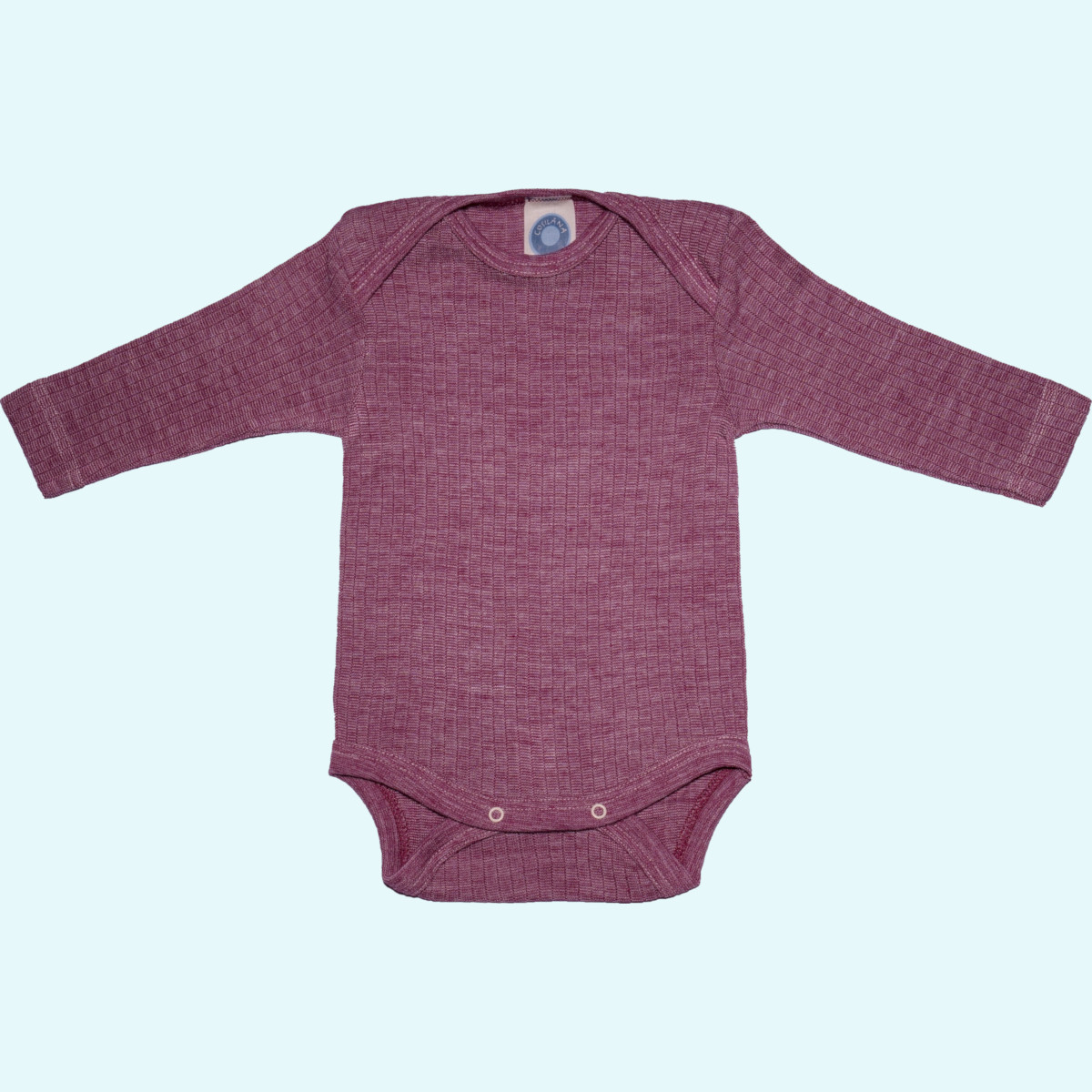 Baby Body langarm aus Wolle-Seide-Baumwolle - Cosilana Baby Body langarm aus Wolle-Seide-Baumwolle von Cosilana
