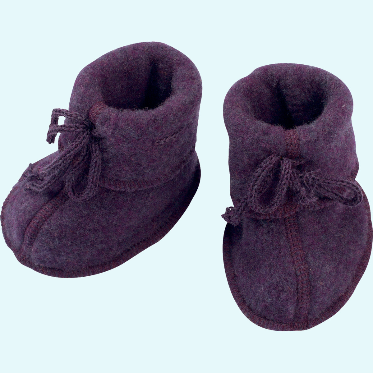 Engel Baby Schuhe Wollfleece Baby Schuhe Wollfleece farbig uni IVN BEST