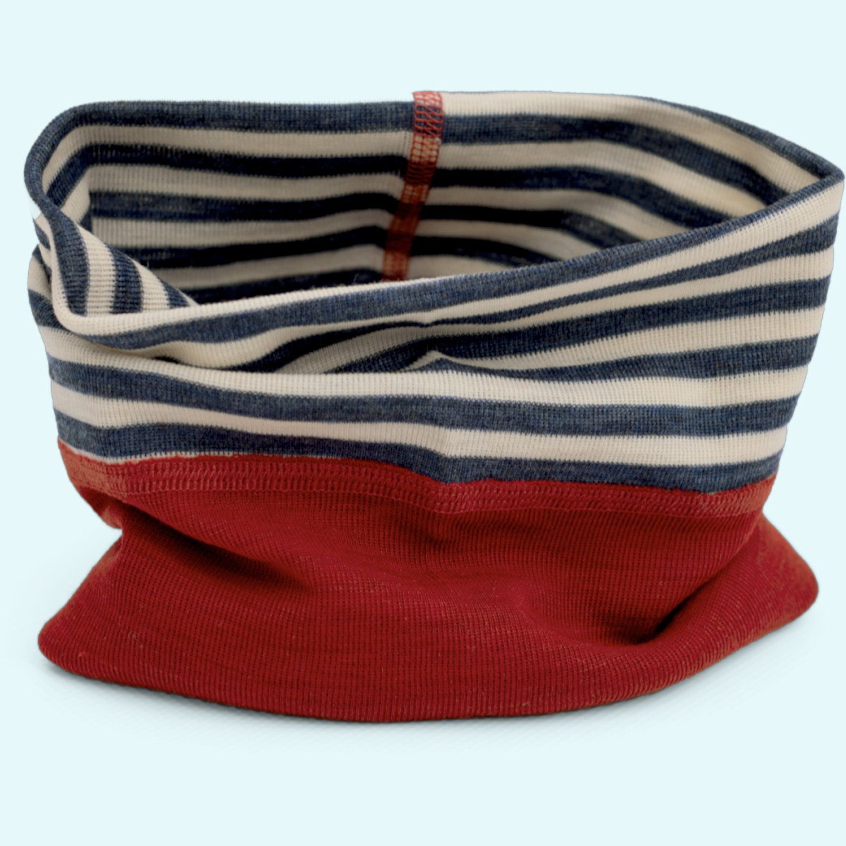 Schlauchschal für Kinder im Winter Schlauchschal Loop Schurwolle farbig IVN BEST