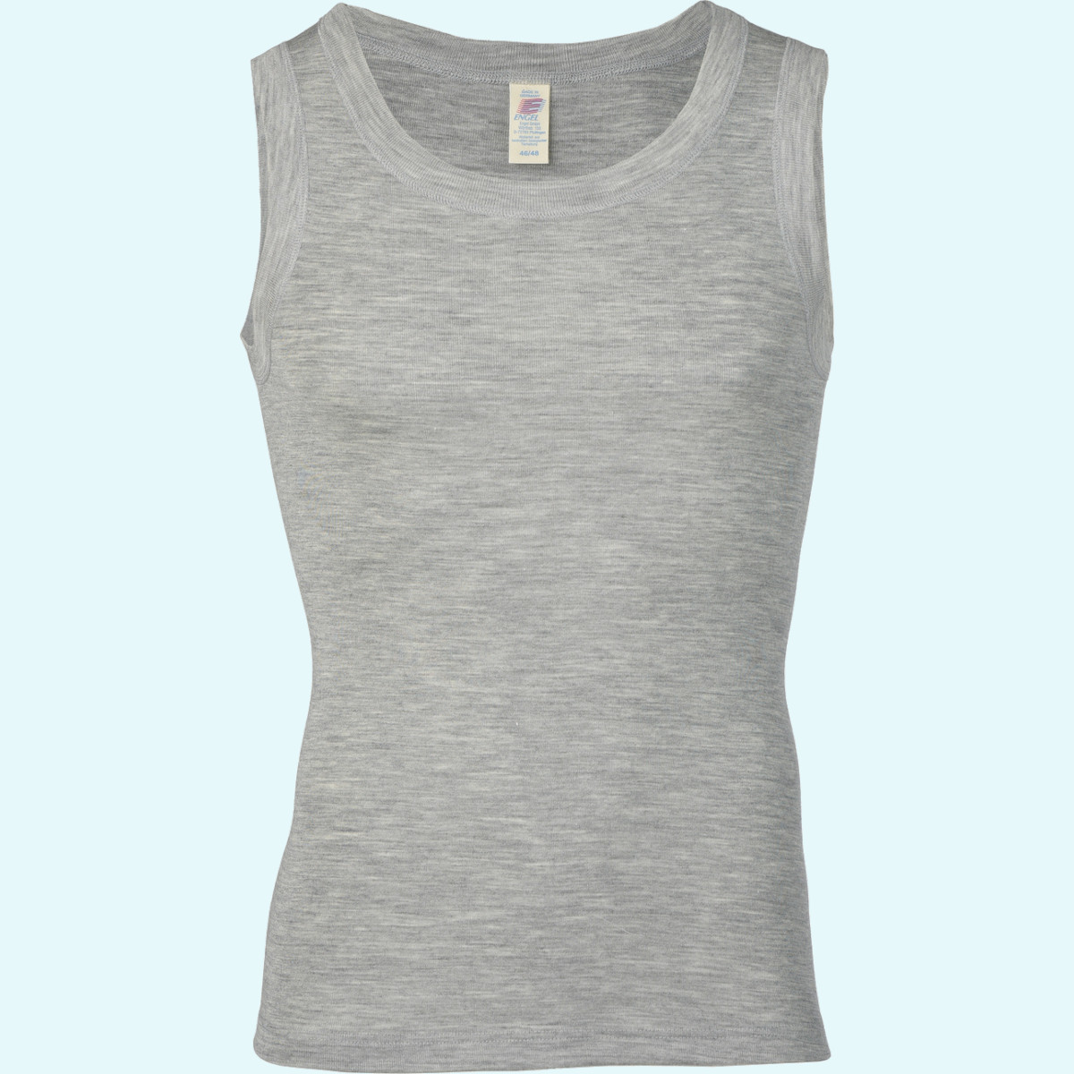 wolle seide unterhemd für herren Herren Achselshirt Wolle Seide farbig GOTS