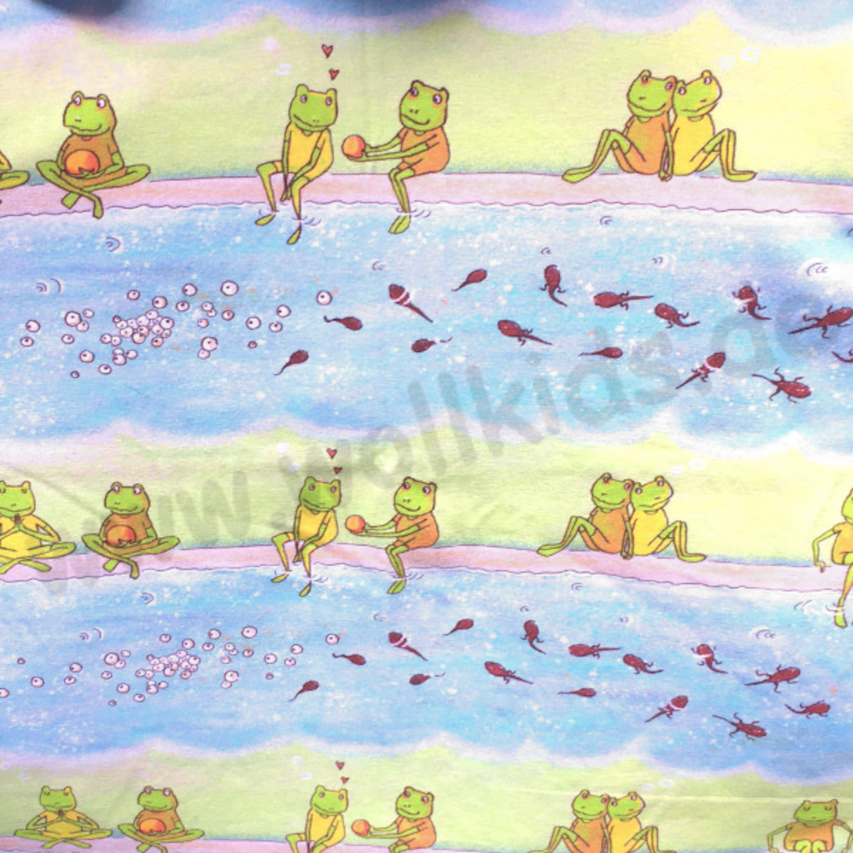 Wollkids Kinder Walkjacke gefüttert 100% Schurwolle - grün Wollkids Baby & Kinder Walkjacke gefüttert aus 100% Schurwolle - grün mit Fröschen