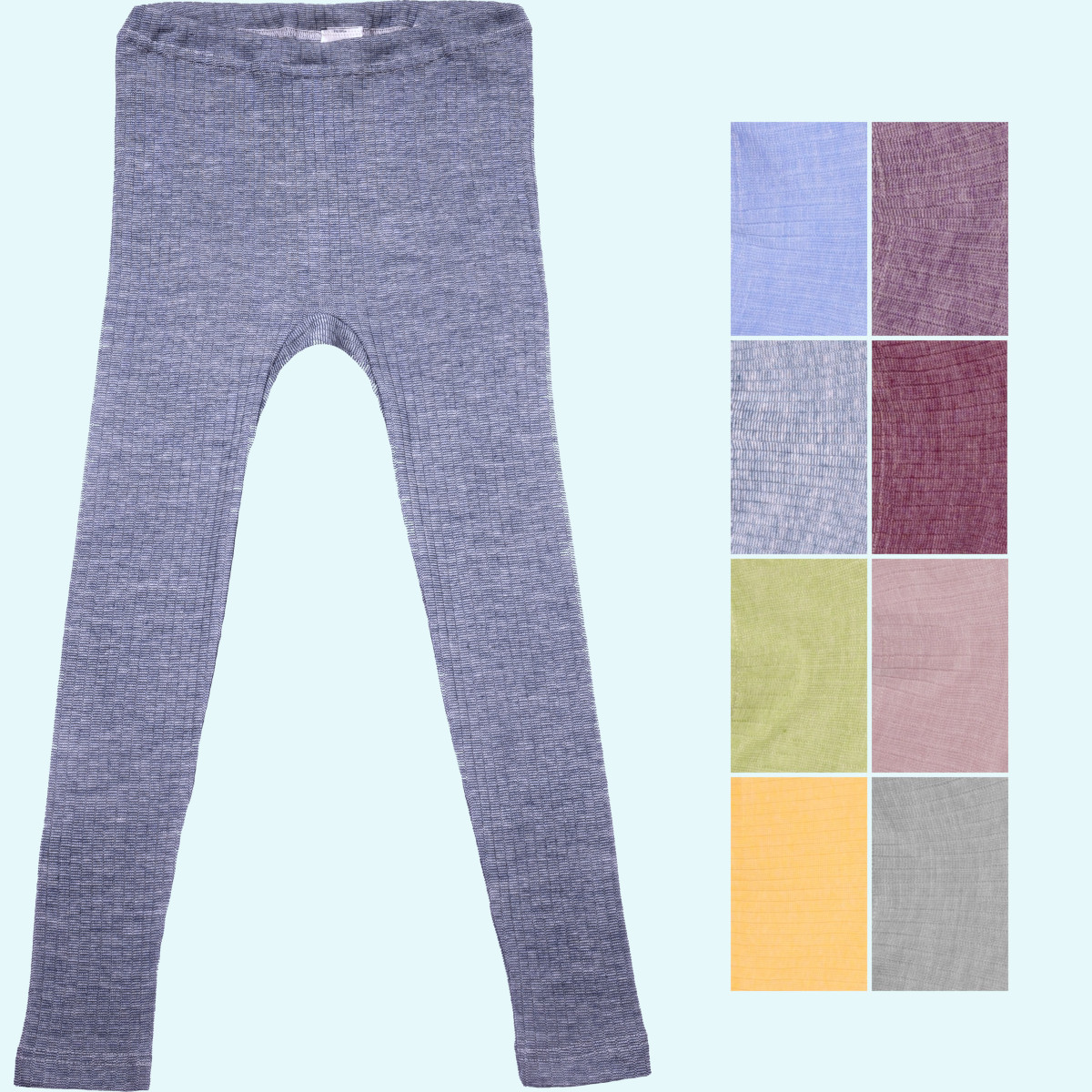 Kinder Leggings aus Wolle-Seide-Baumwolle - Cosilana Leggings für Kinder aus Wolle-Seide-Baumwolle von Cosilana