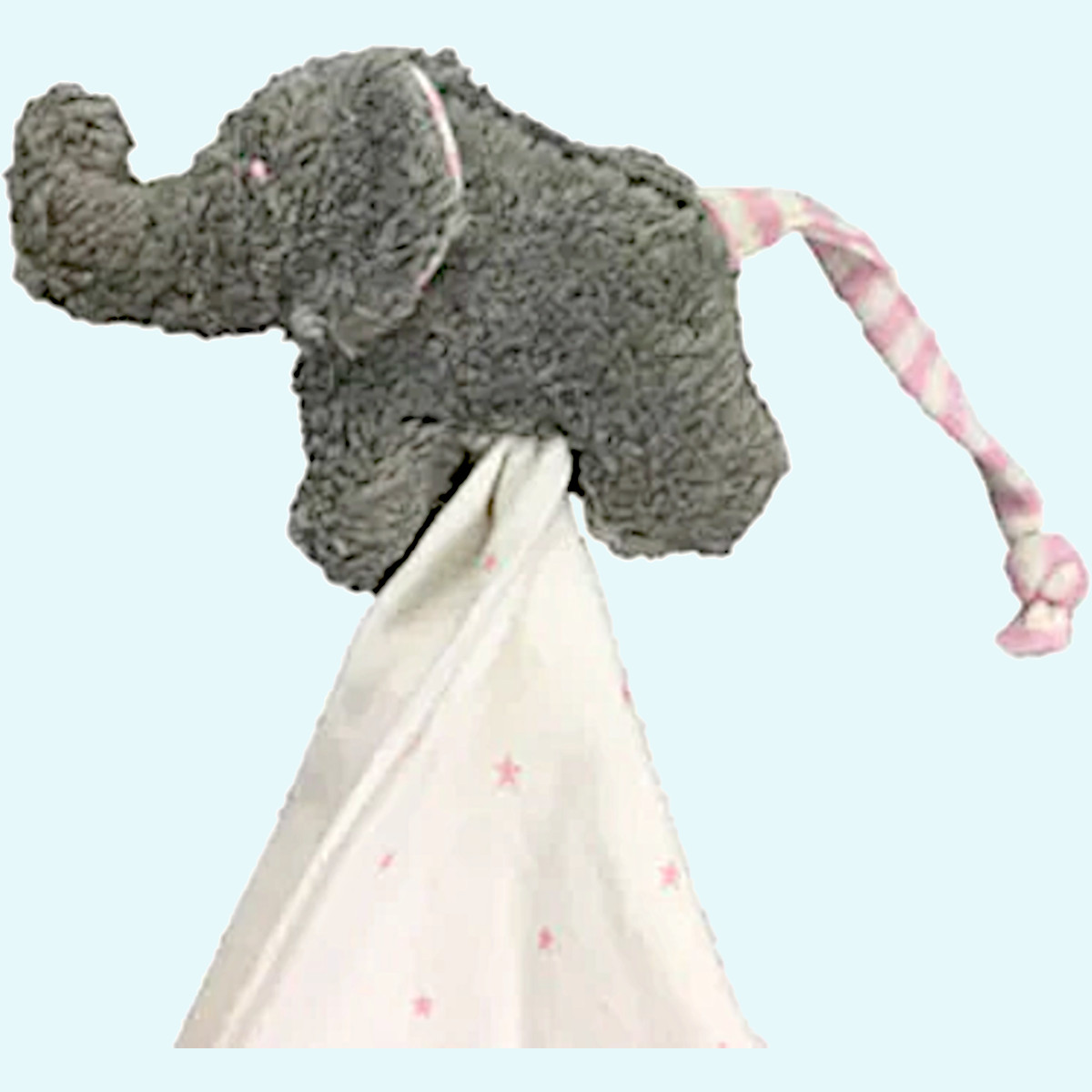 Schnuffeltuch mit Kuscheltier für Babys aus 100% Bio Baumwolle von Pat & Patty
