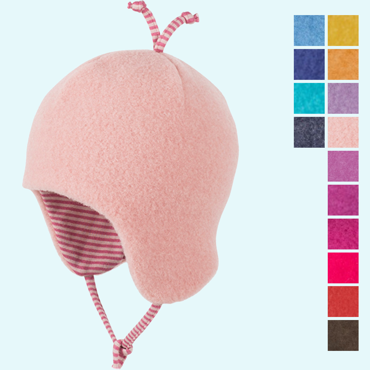 Die perfekte Baby Mütze im Winter aus 100% Wollfleece von Pure Pure SALE - Warme Baby Wollfleece Mütze aus 100% Merinowolle von Pure Pure - die perfekte Mütze im Winter & für Neugeborene