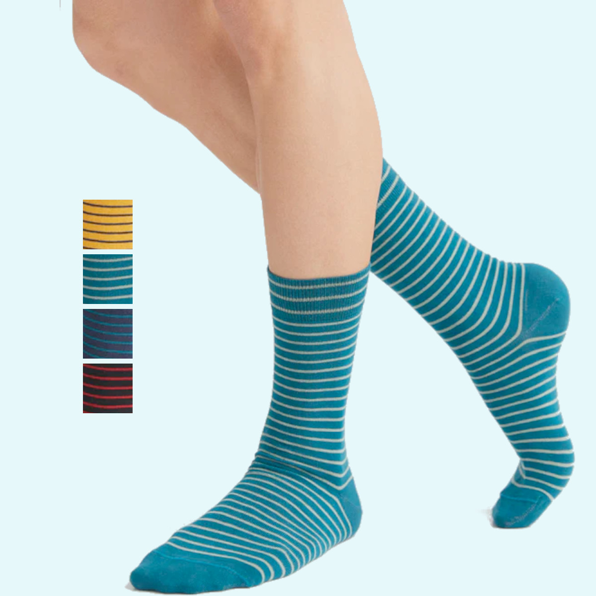 Schöne Socken geringelt aus Bio Baumwolle - Albero-natur Schöne Socken geringelt für Damen & Herren aus Bio Baumwolle von Albero-natur