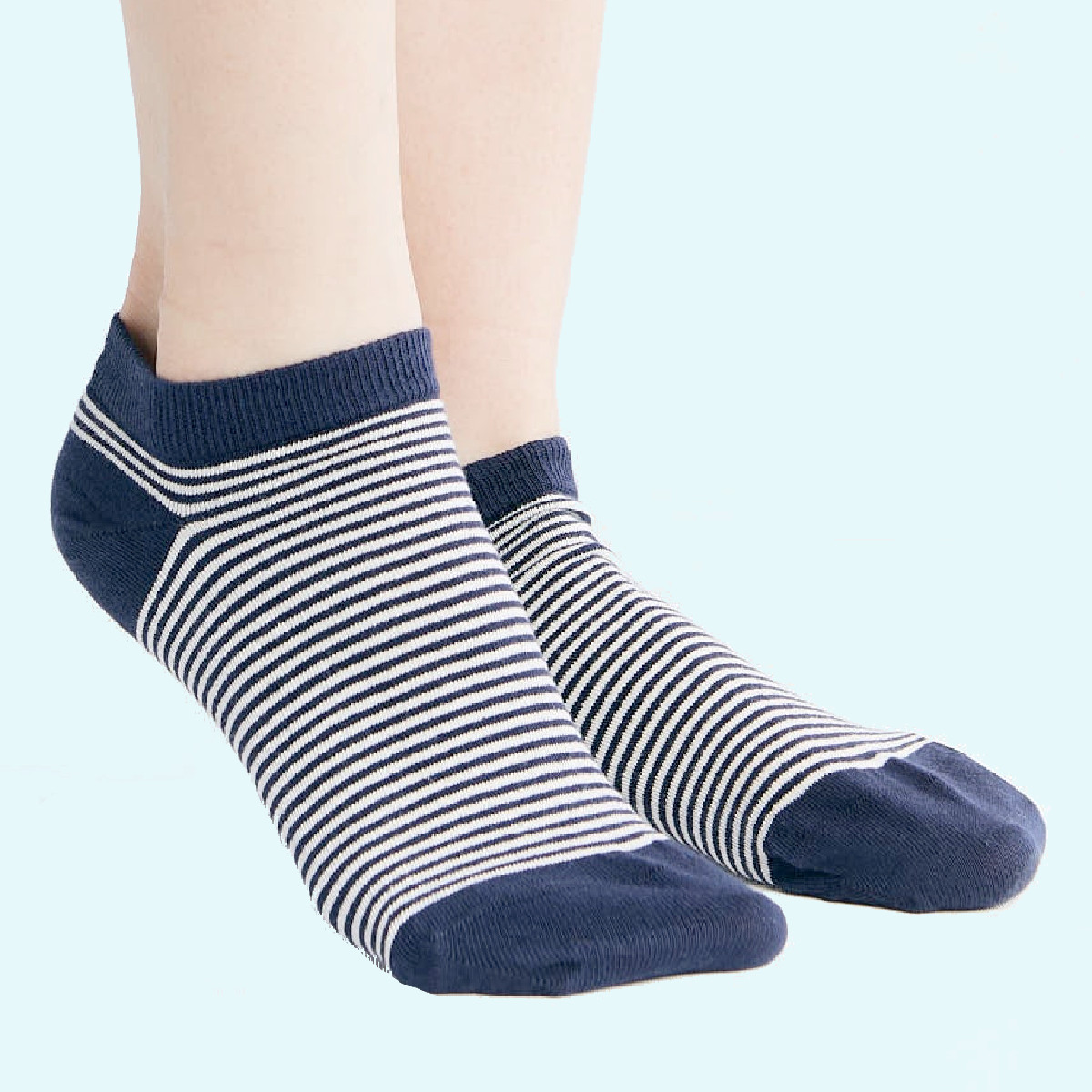 Damen Herren BIO Baumwoll Sneaker Socken farbig uni oder Ringel