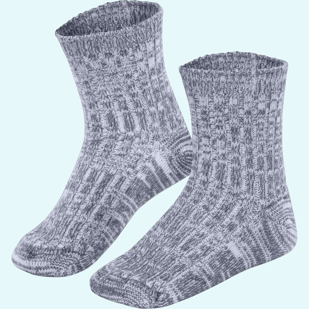 Dicke Wintersocken im Norweger-Strick für Kinder aus Merino Schurwolle  - GOTS
