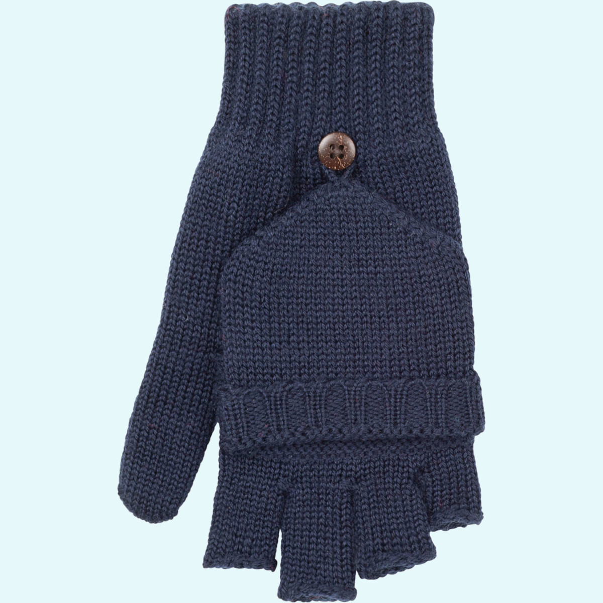 Warme Kinder Winter Klapphandschue & Strickhandschuhe aus 100% Merino Wolle ohne Finger