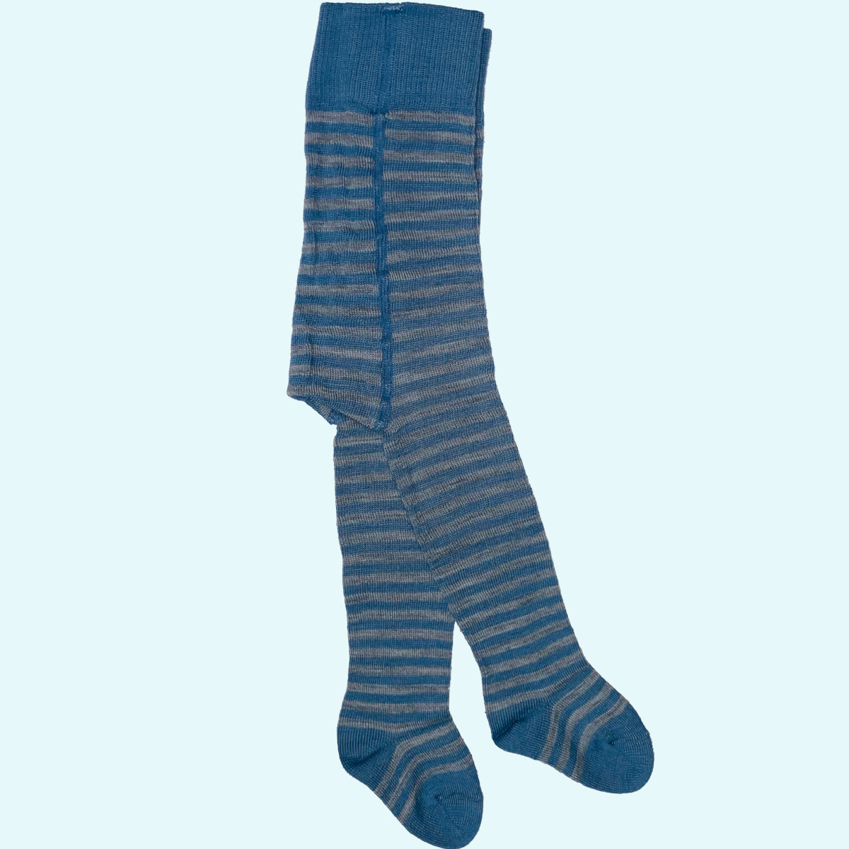 Warme Baby Strumpfhose geringelt aus Merinowolle - Grödo Warme Baby Strumpfhose geringelt aus Merinowolle & Bio Baumwolle von Grödo - GOTS