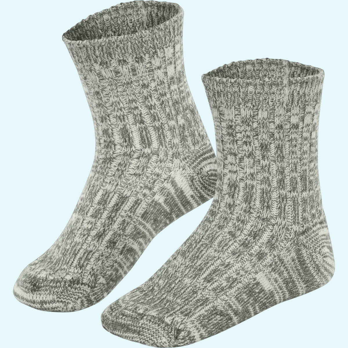 Dicke Wintersocken im Norweger-Strick für Kinder aus Merino Schurwolle  - GOTS