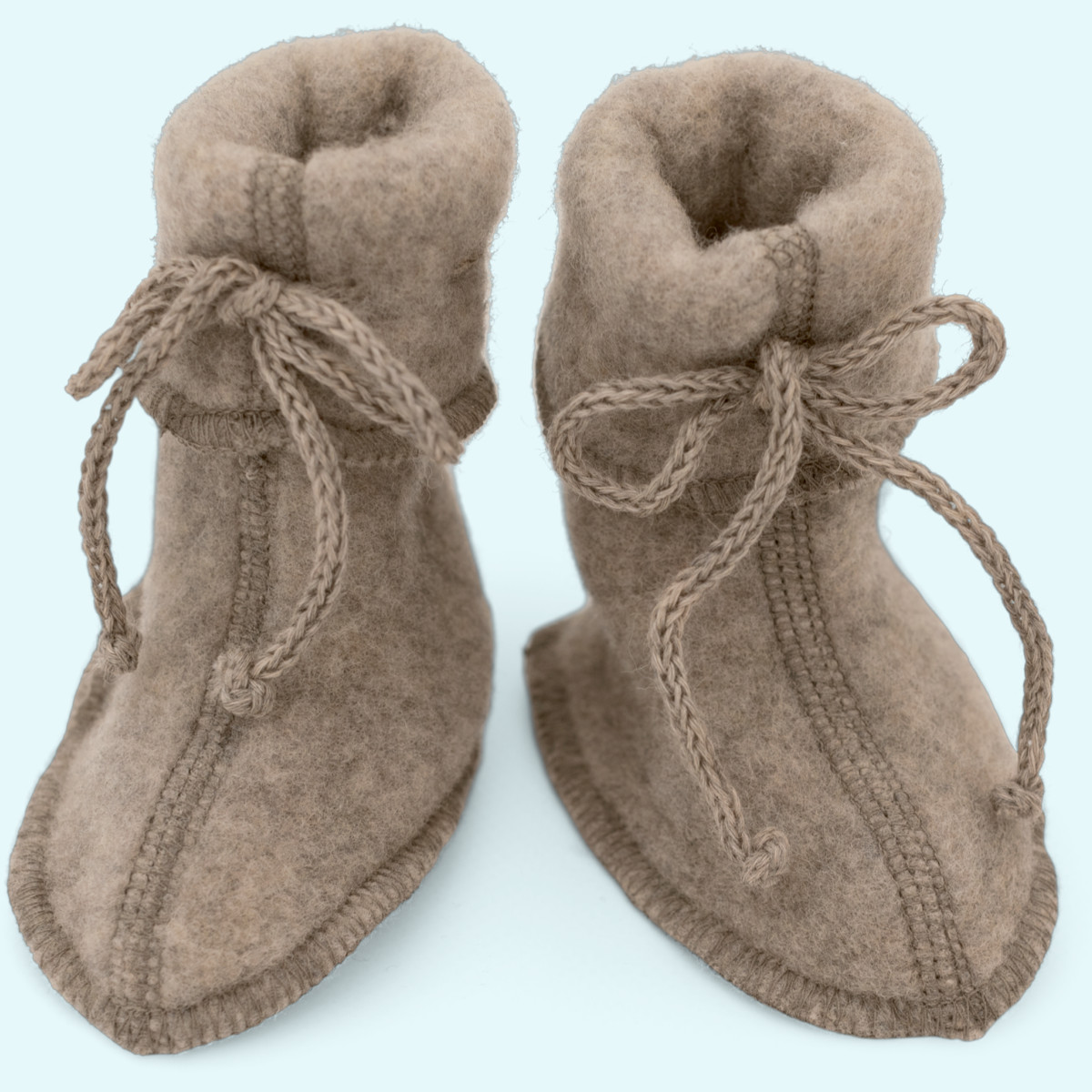 Engel Baby Schuhe Wollfleece Baby Schuhe Wollfleece farbig uni IVN BEST