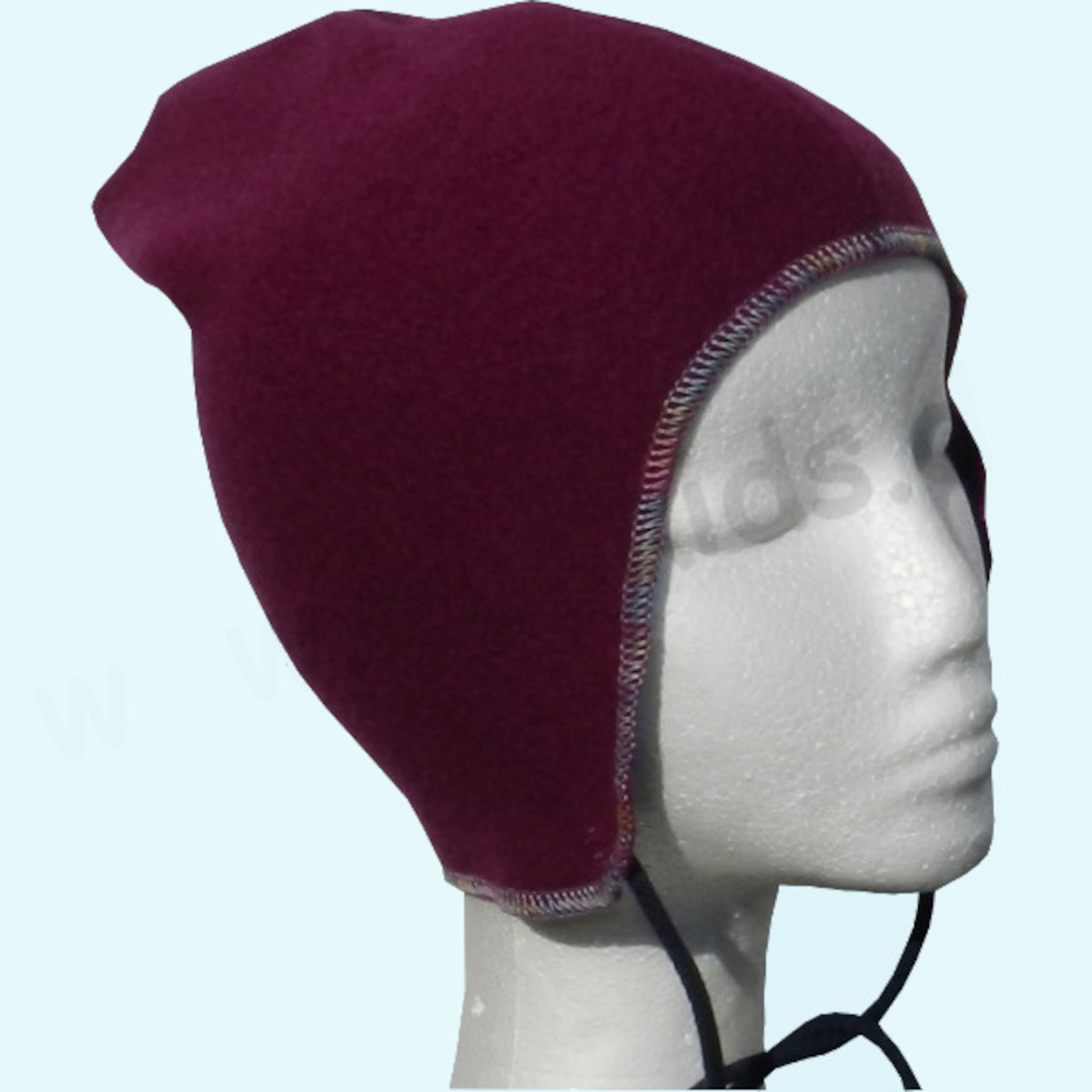 Warme Wollkids Kinder Winter Zwergen Mütze aus 100% Wollwalk Warme Wollkids Baby & Kinder Wollwalk Zwergen Mütze - Walkmütze Walkhaube aus 100% Wolle für den Winter mit Band