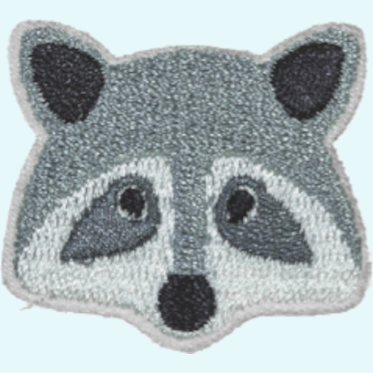 Tiere - Waschbär - Alles was Du willst - Bügelapplikation Bügelbild