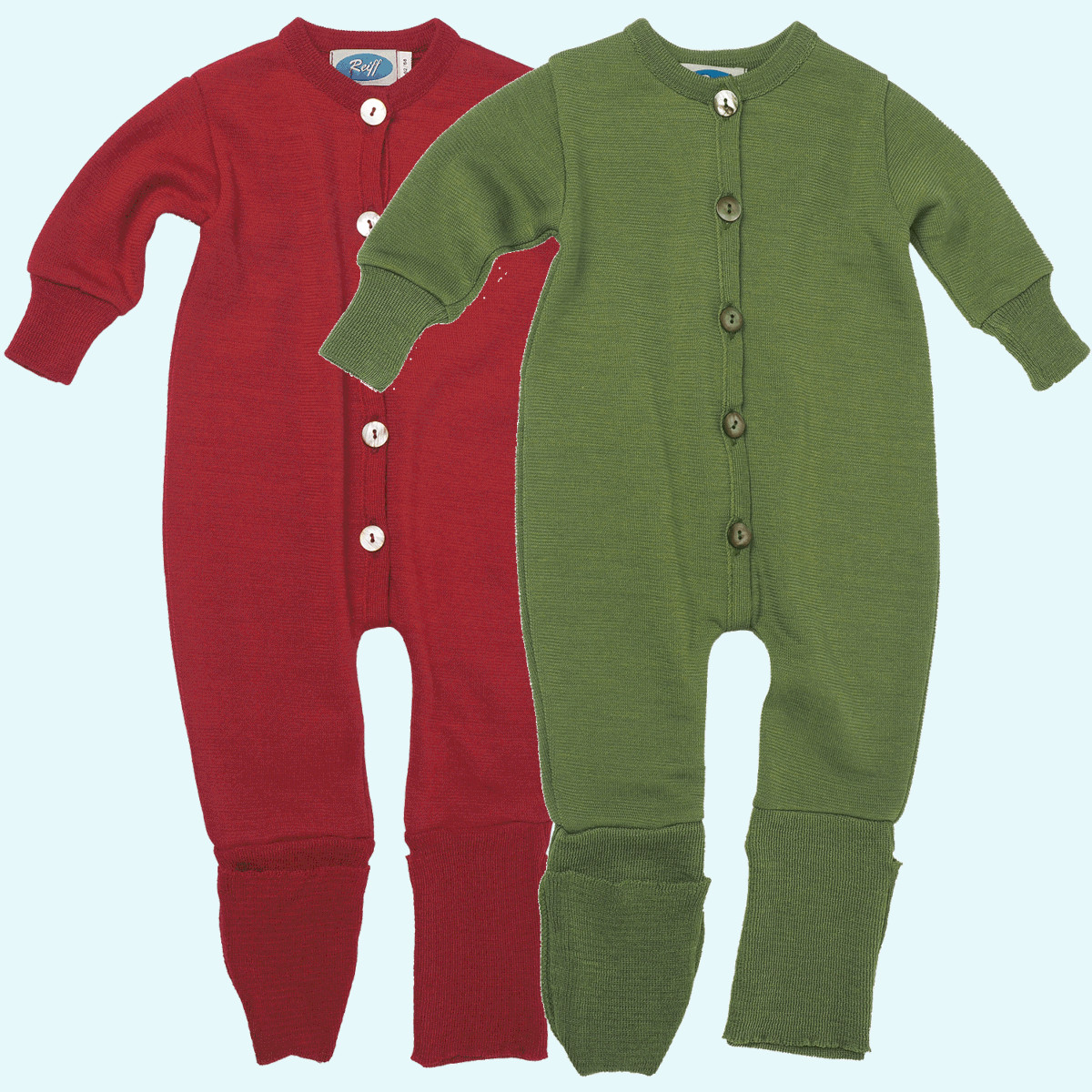 SALE: Overall Schlafanzug aus BIO Wolle Seide Frottee - GOTS