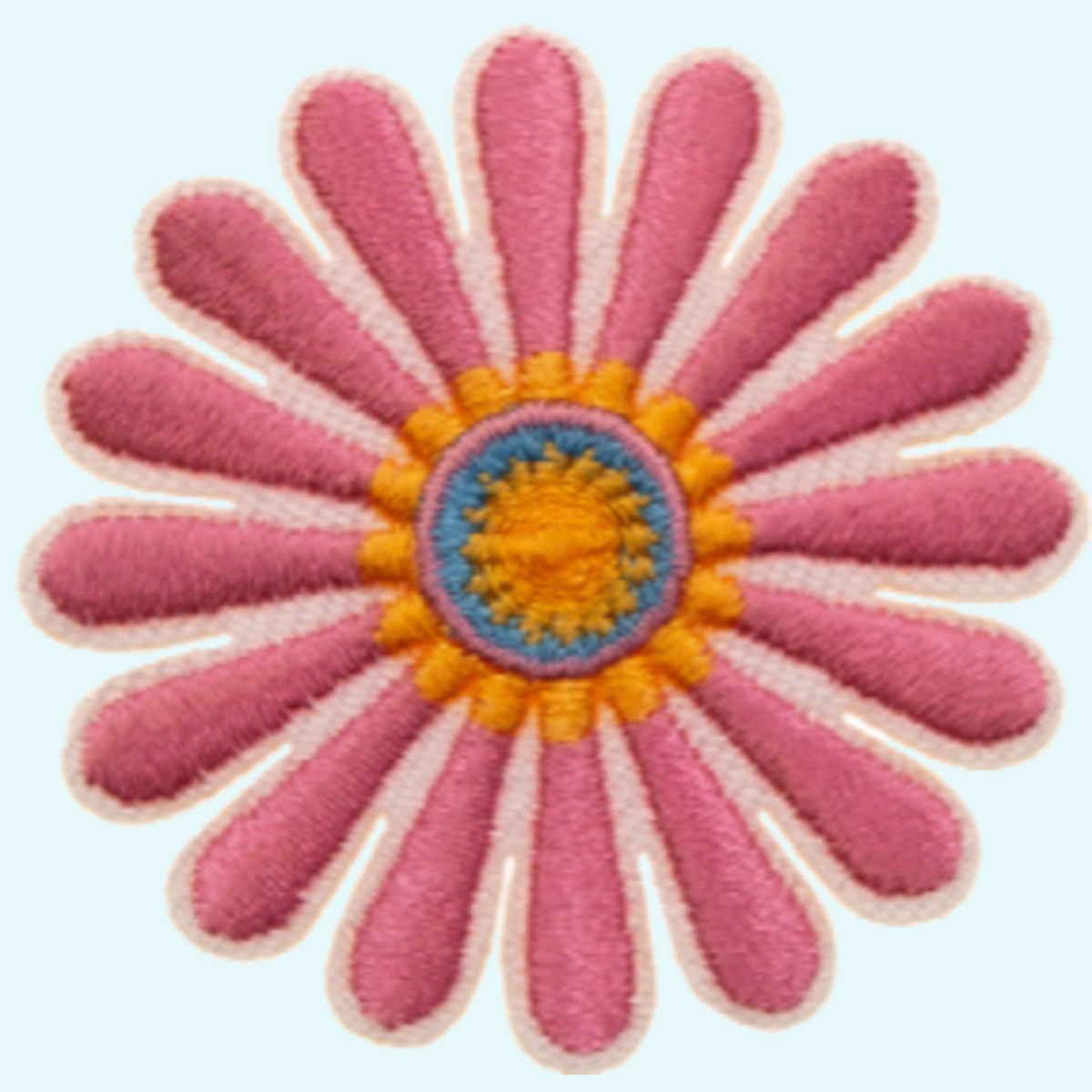 Veno Kinder & Erwachsenen Bügelapplikation Blume zum Aufbügeln auf Walk, Wollwalk, Kleidung & Stoff
