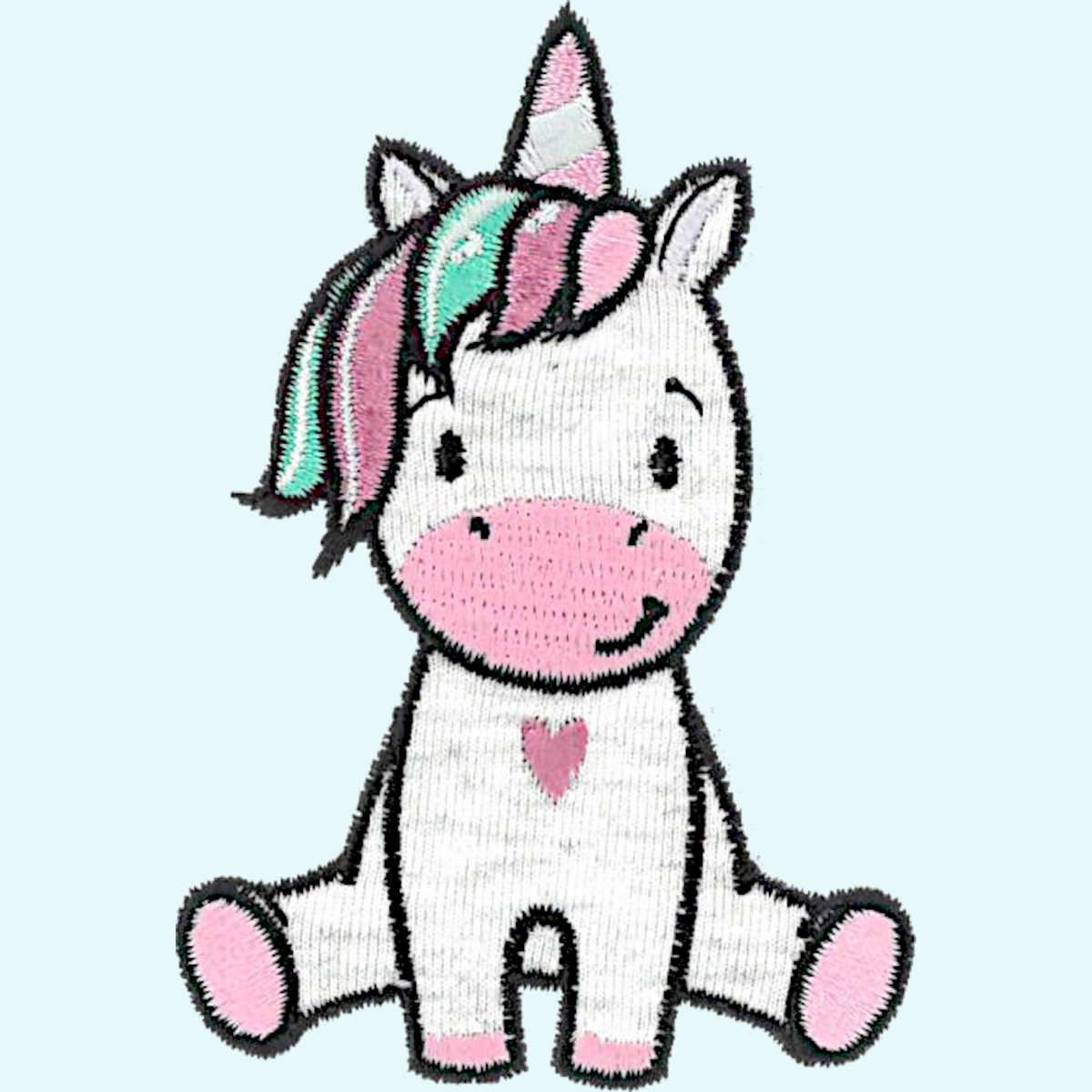 Veno Bügelapplikation Einhorn zum Aufbügeln auf Wollwalk, Kleidung & Stoff Veno Kinder & Erwachsenen Bügelapplikation Einhorn zum Aufbügeln auf Walk, Wollwalk, Kleidung & Stoff