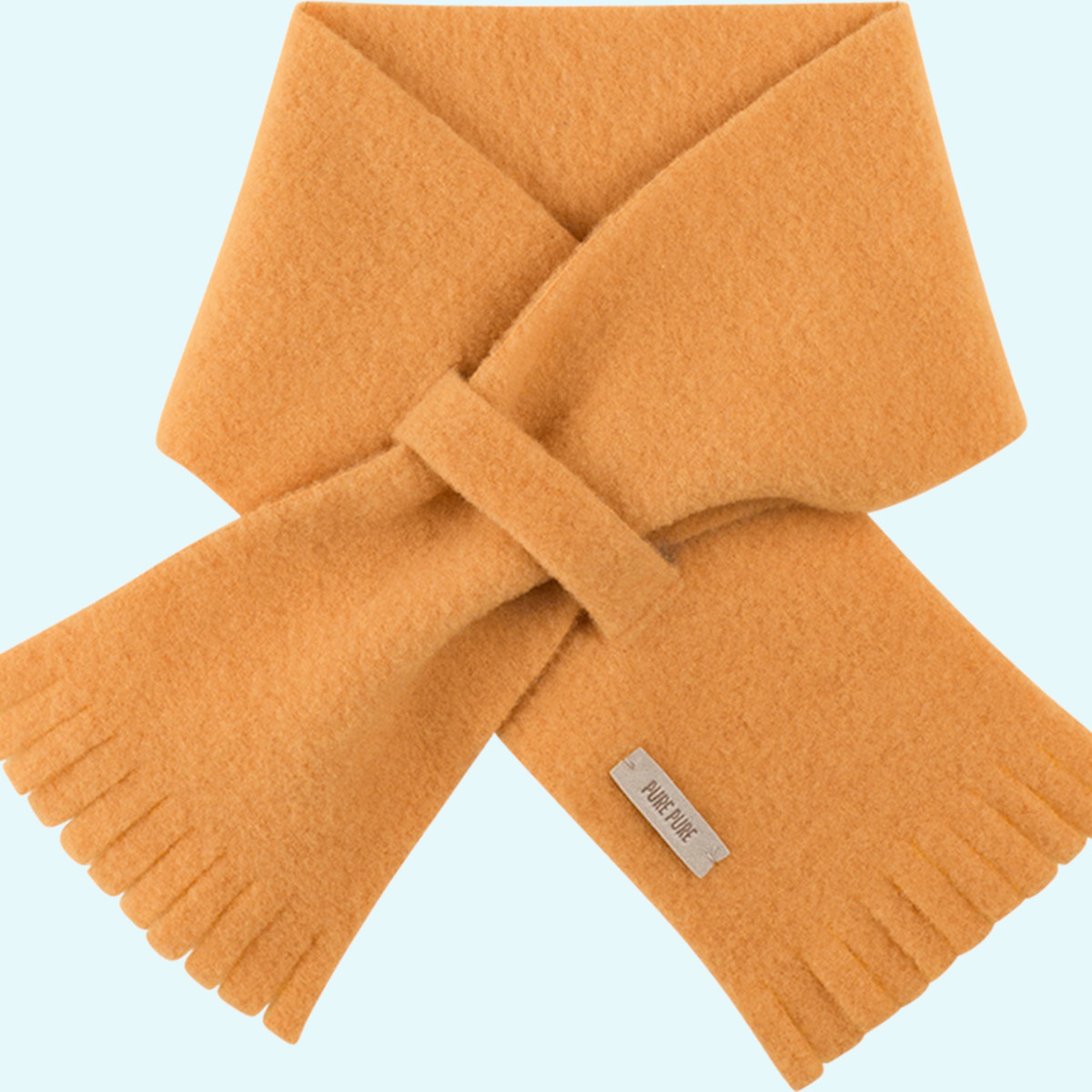 Warmer Kinder Wollfleece Steckschal aus 100% Merinowolle von Pure Pure - der perfekte Schal für den Winter