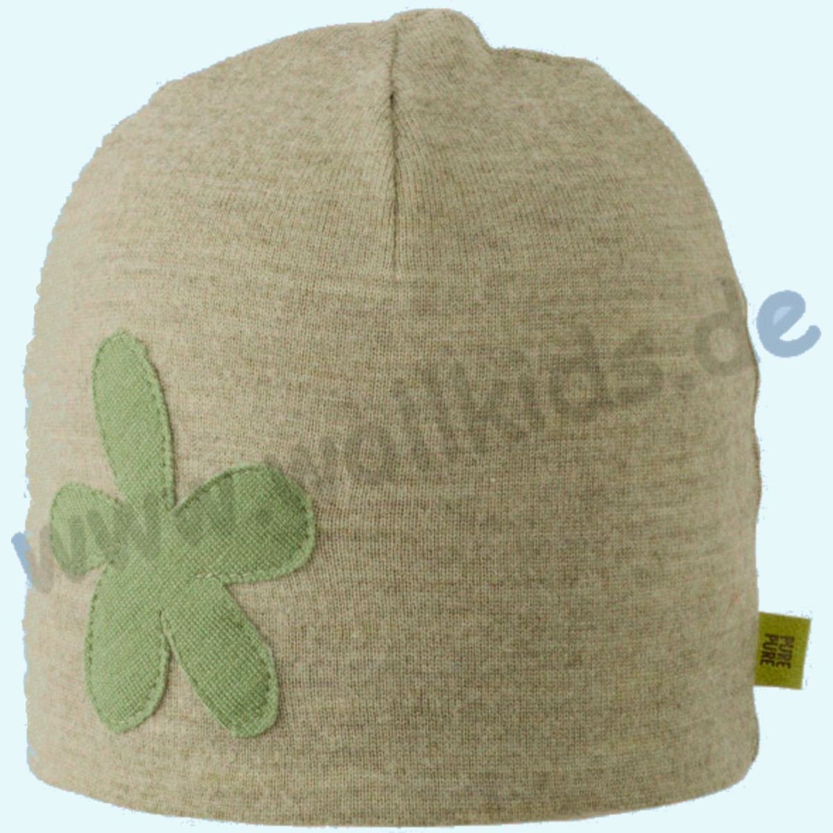 Dünne Beanie Mütze für Kinder aus 100% Merinowolle von Pure Pure - perfekte im Herbst & Winter