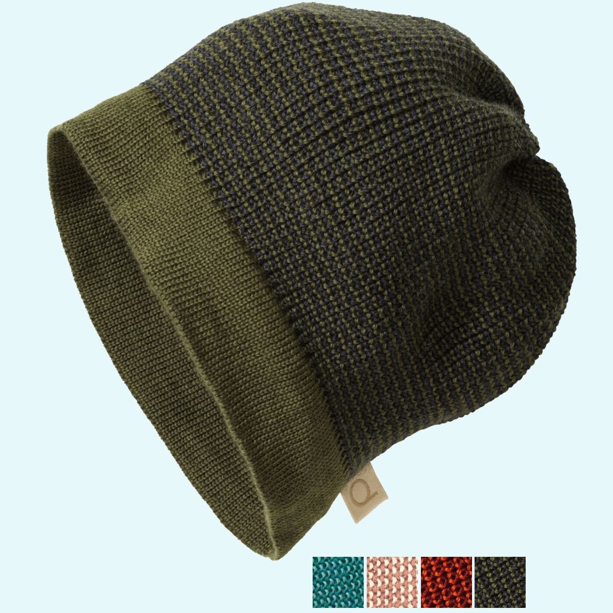 SALE: Kuschelwarme disana Winter Strick-Beanie Mütze aus BIO merino Schurwolle GOTS